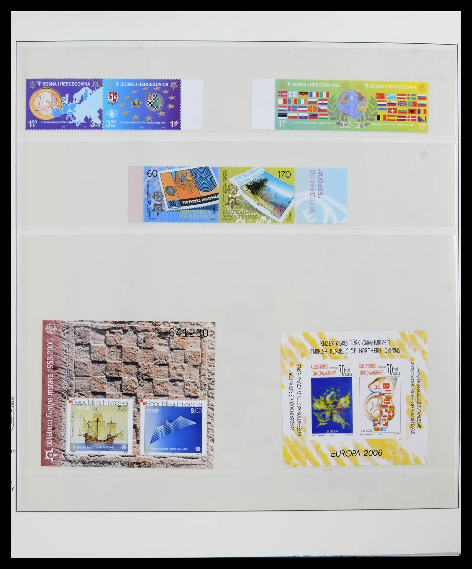 42222 0057 - Postzegelverzameling 42222 Europa CEPT 1982-2016.