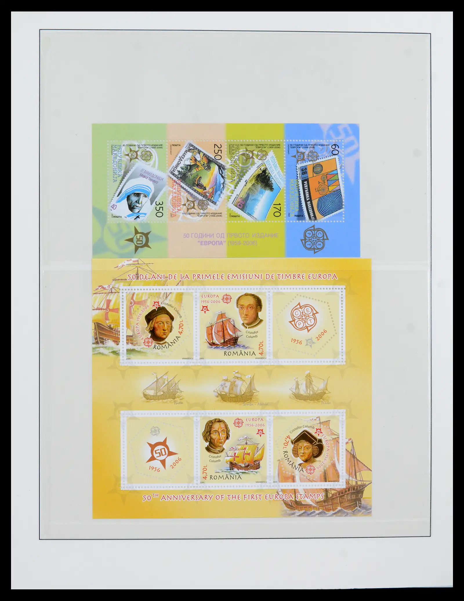 42222 0058 - Postzegelverzameling 42222 Europa CEPT 1982-2016.
