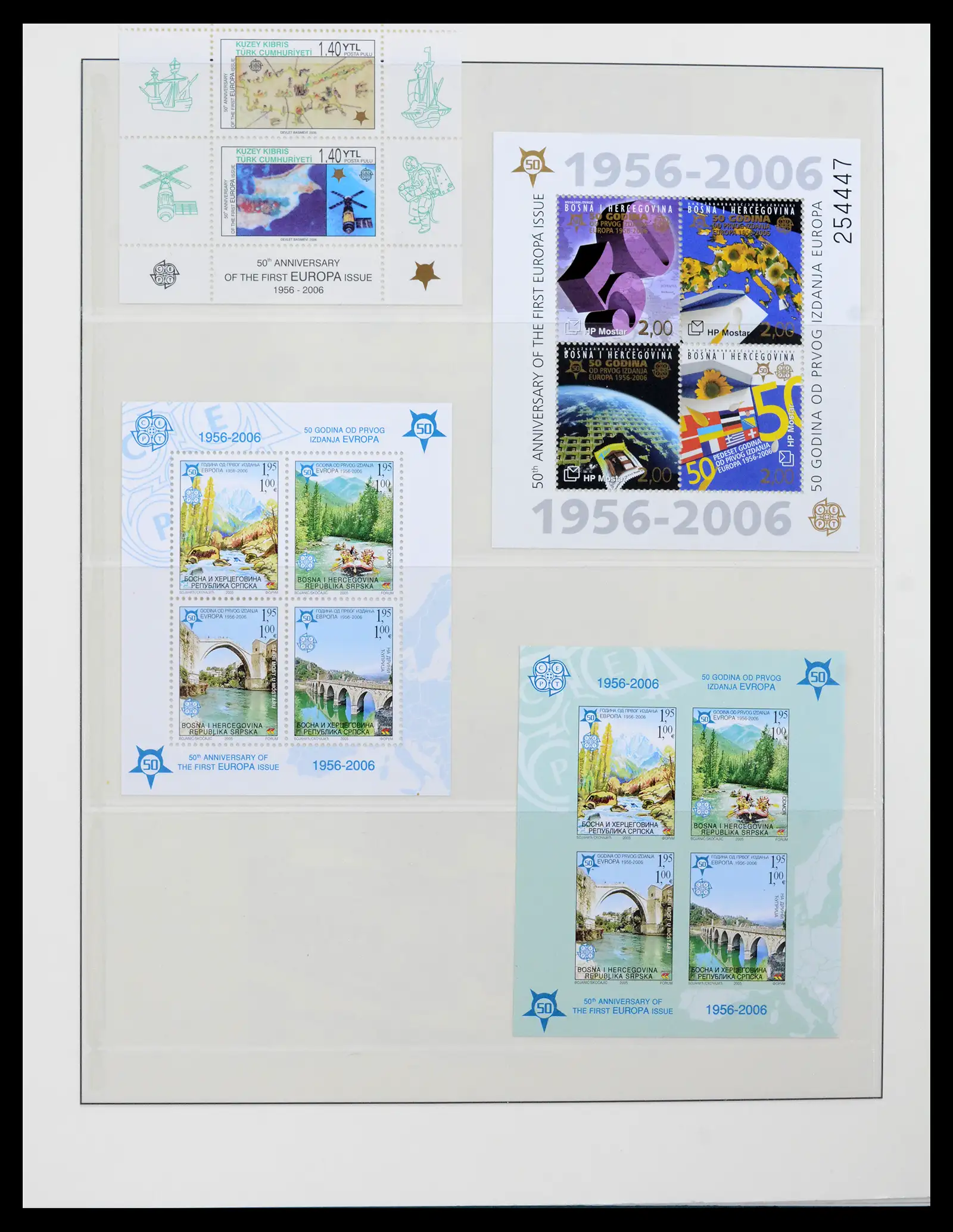 42222 0060 - Postzegelverzameling 42222 Europa CEPT 1982-2016.