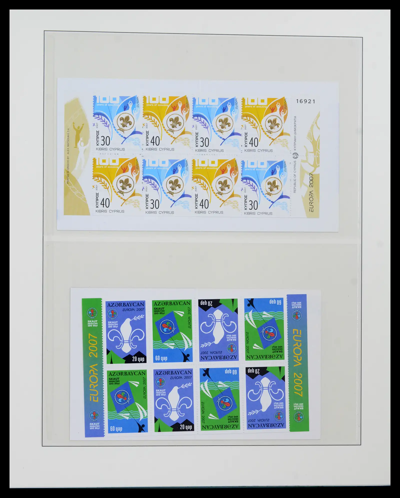42222 0072 - Postzegelverzameling 42222 Europa CEPT 1982-2016.