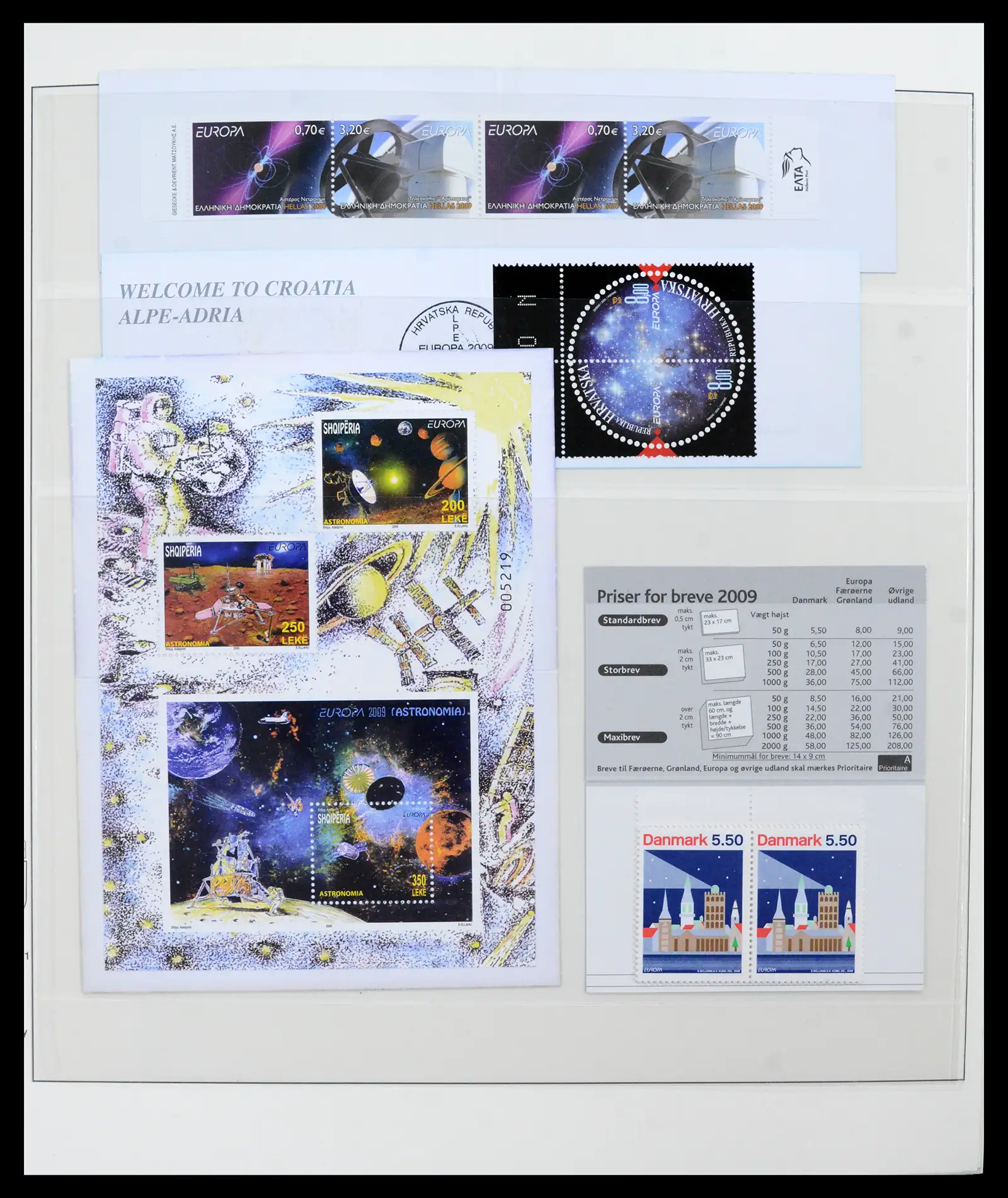 42222 0080 - Postzegelverzameling 42222 Europa CEPT 1982-2016.