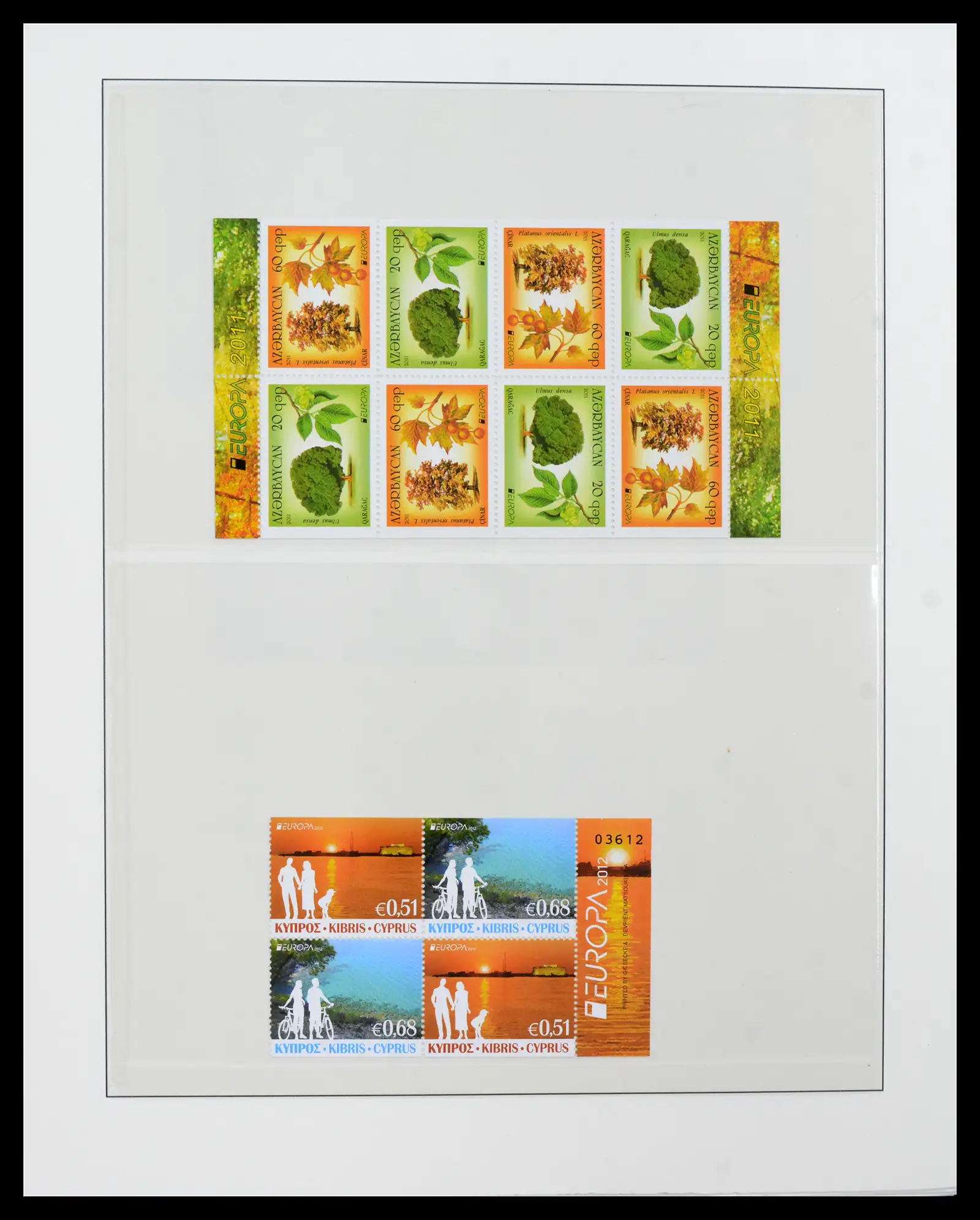 42222 0095 - Postzegelverzameling 42222 Europa CEPT 1982-2016.