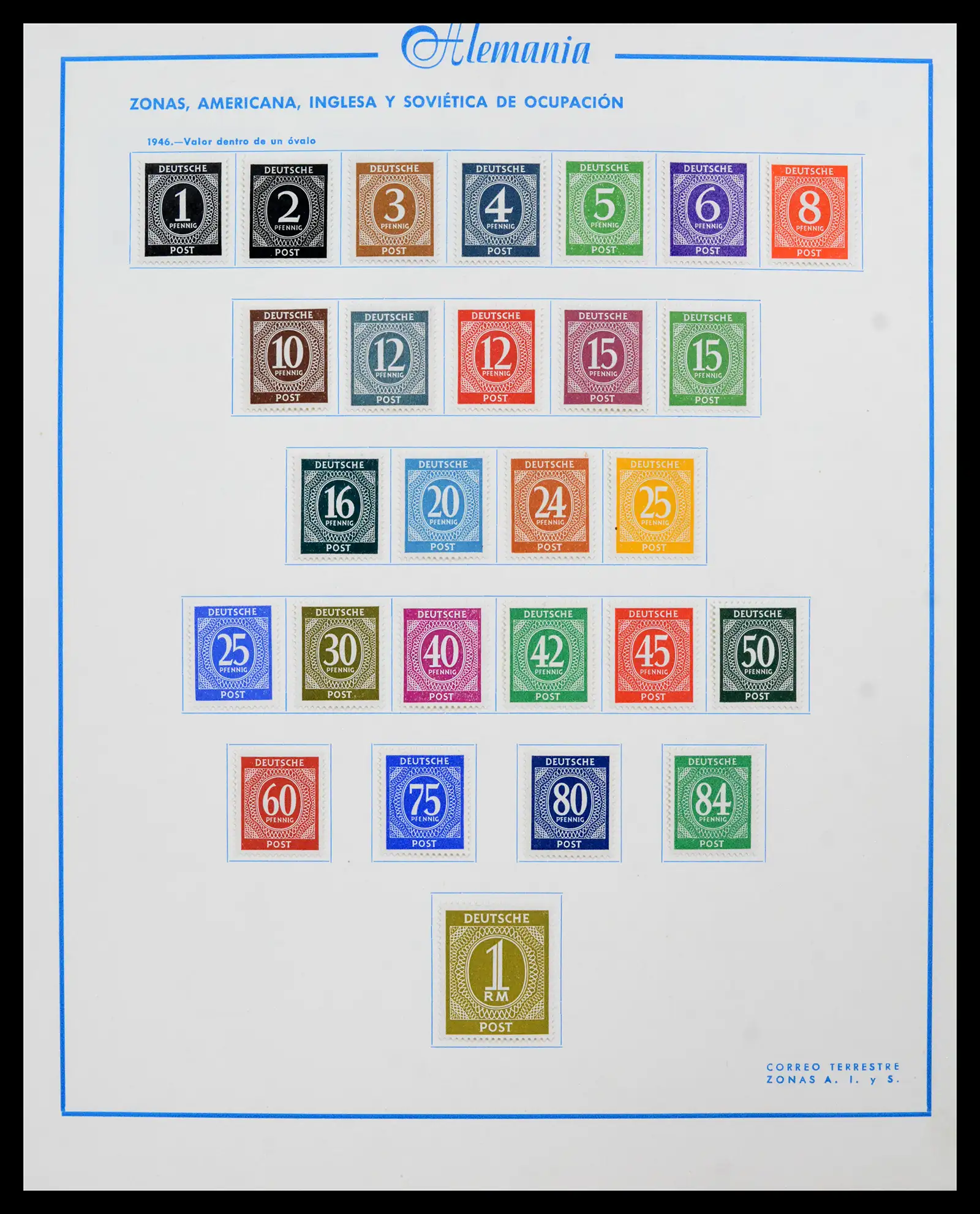 42224 0001 - Stamp collection 42224 Germany 1947-1962.