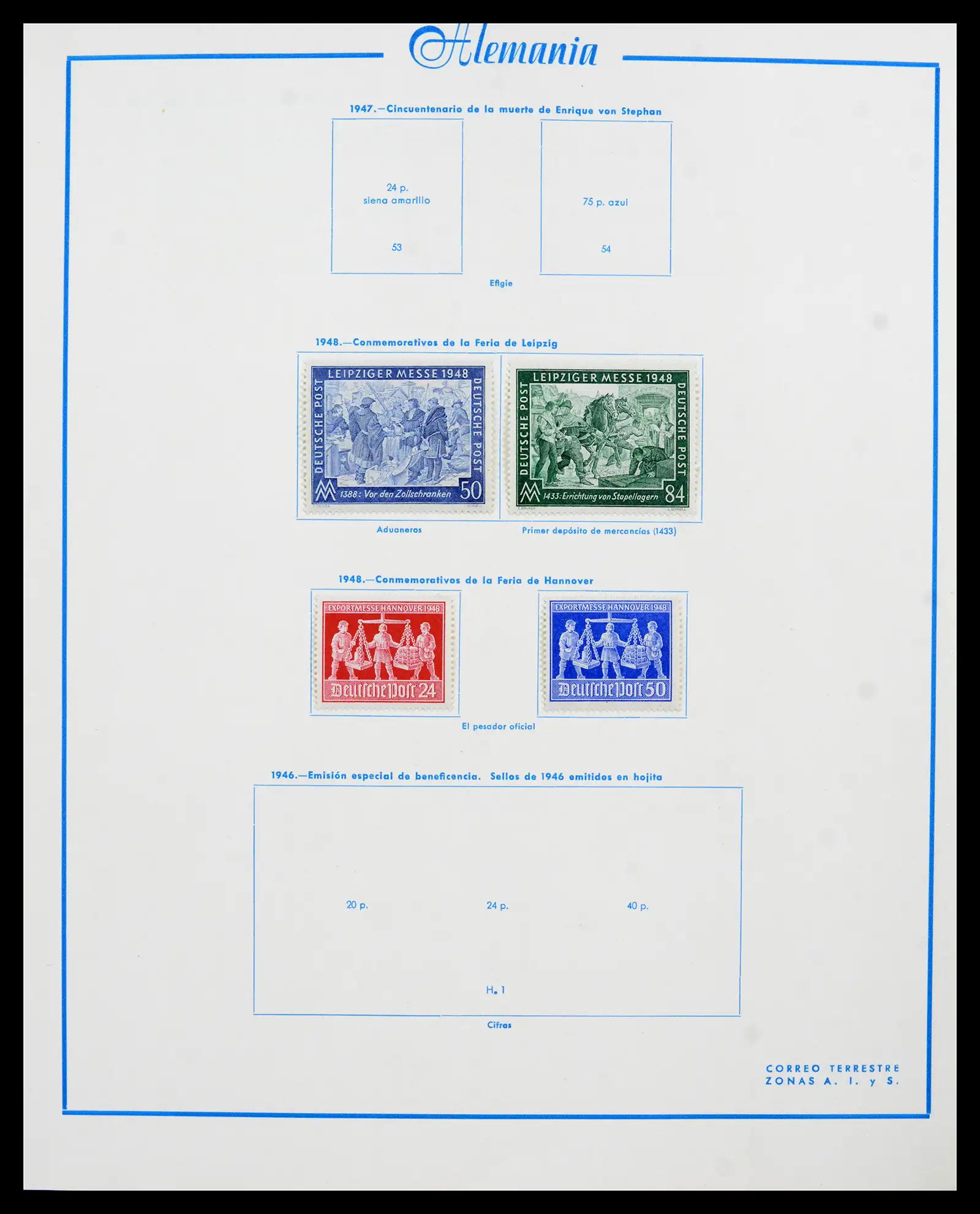 42224 0003 - Stamp collection 42224 Germany 1947-1962.