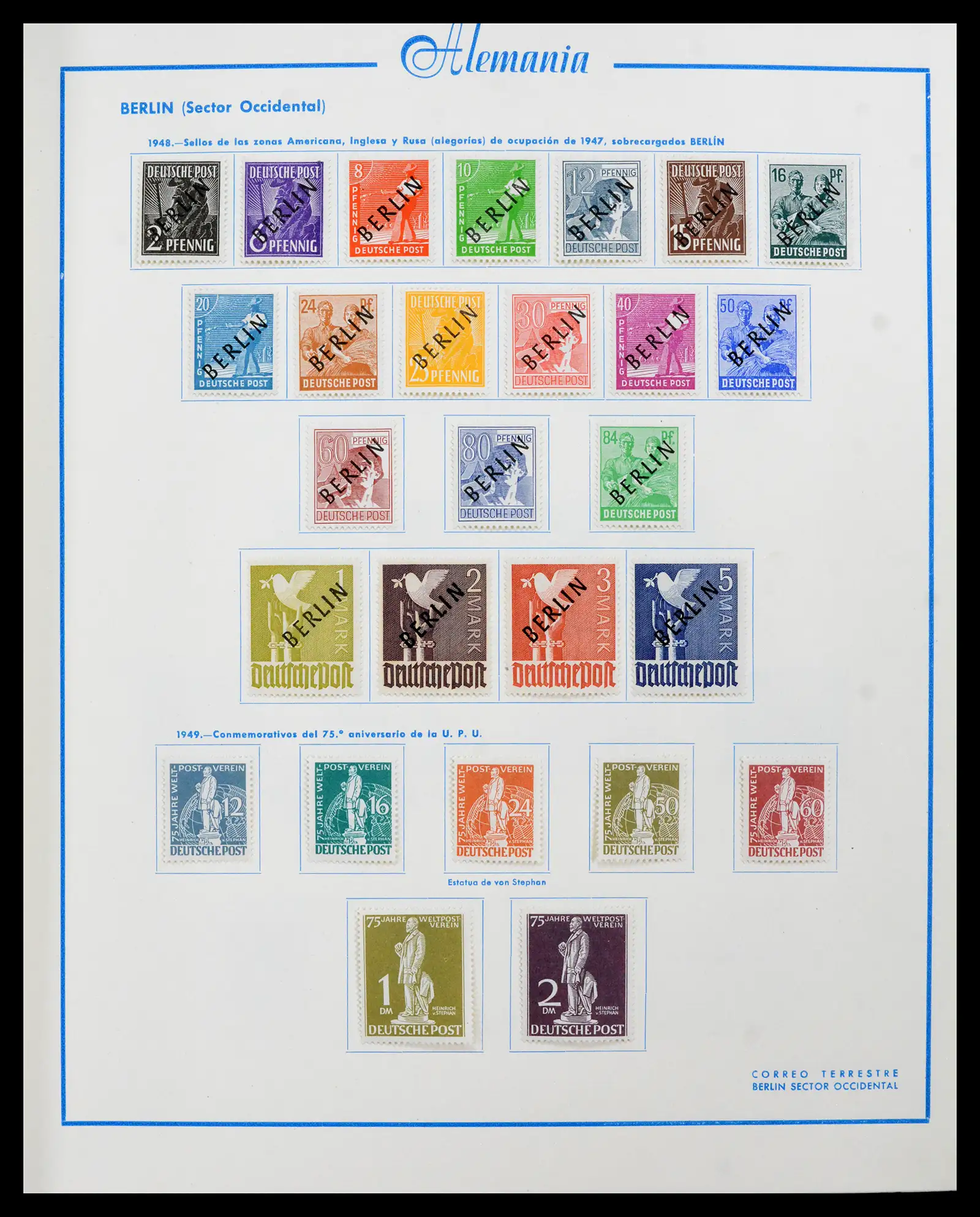42224 0006 - Stamp collection 42224 Germany 1947-1962.