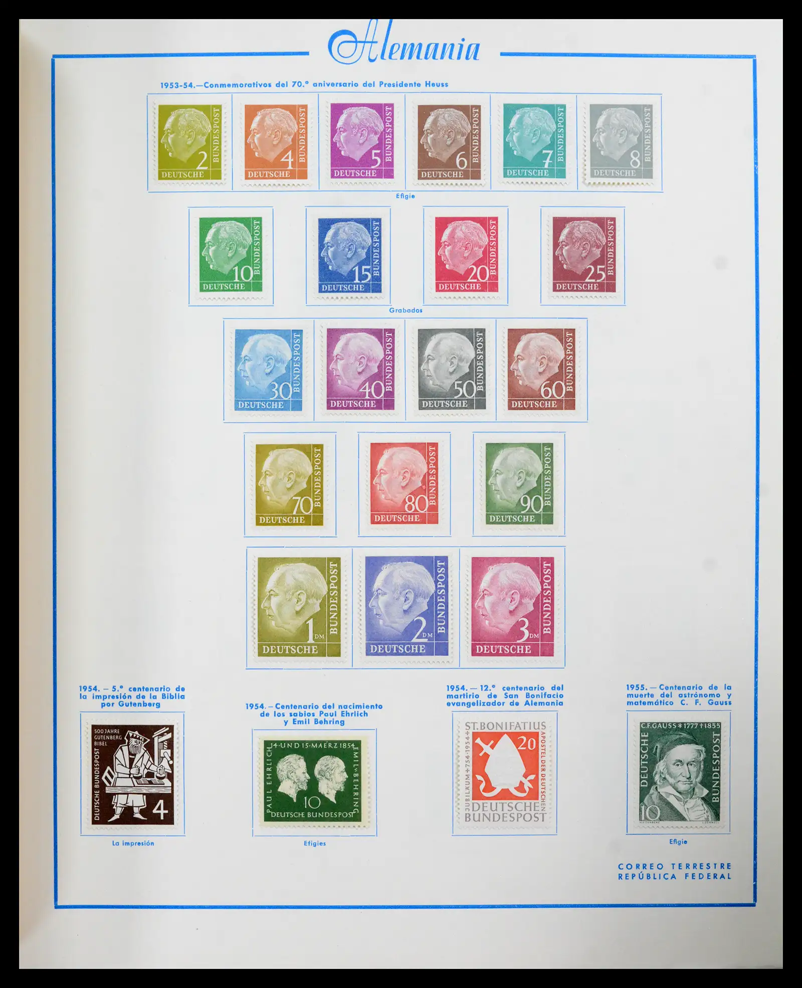 42224 0023 - Stamp collection 42224 Germany 1947-1962.