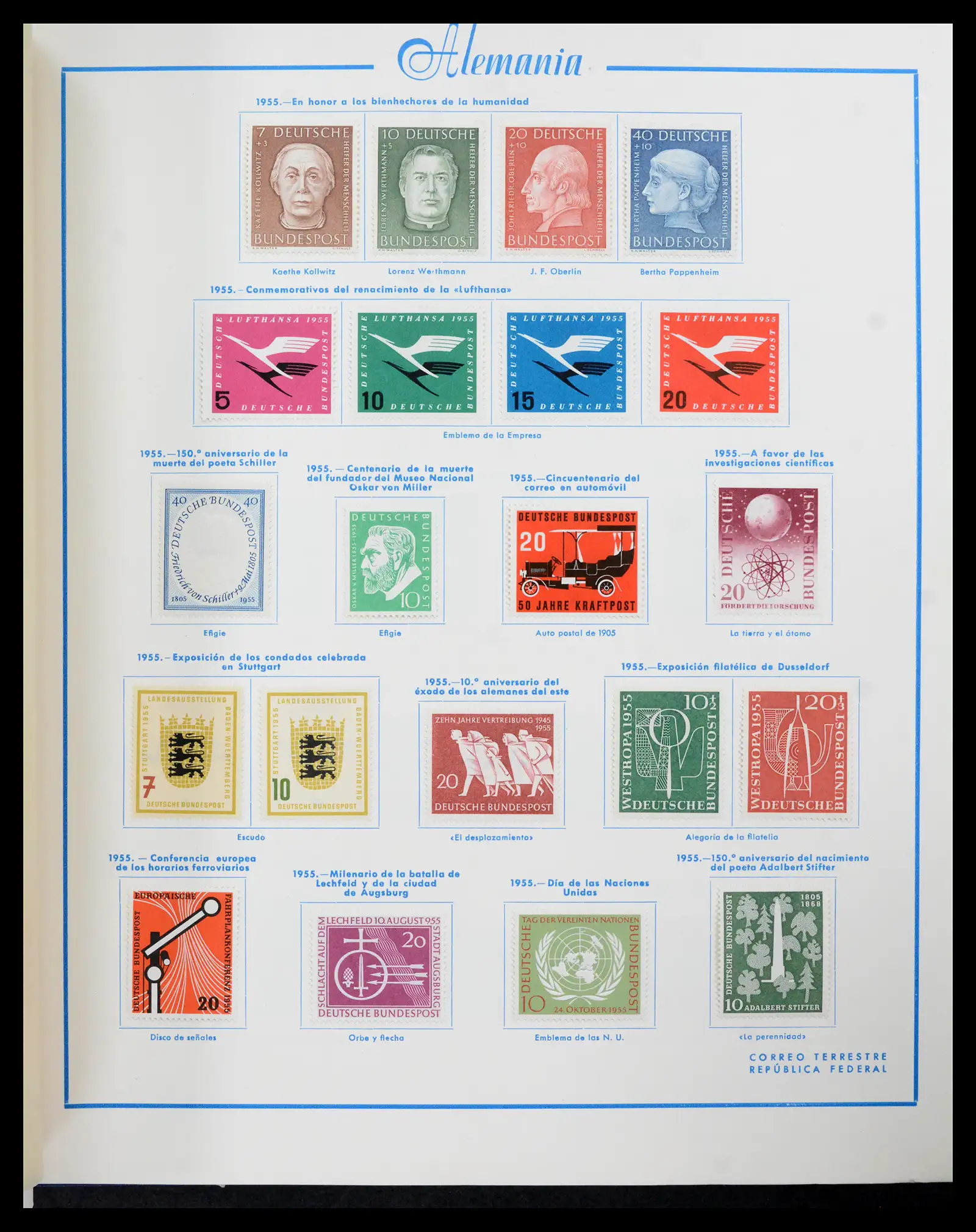 42224 0024 - Stamp collection 42224 Germany 1947-1962.