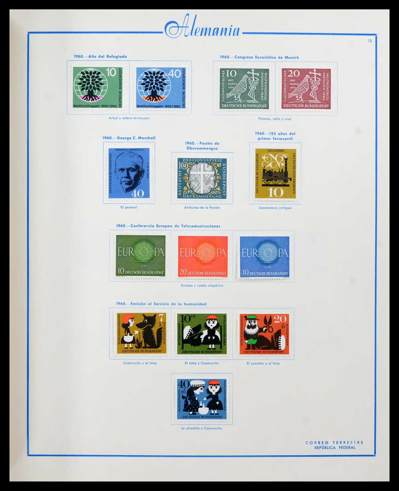 42224 0031 - Stamp collection 42224 Germany 1947-1962.