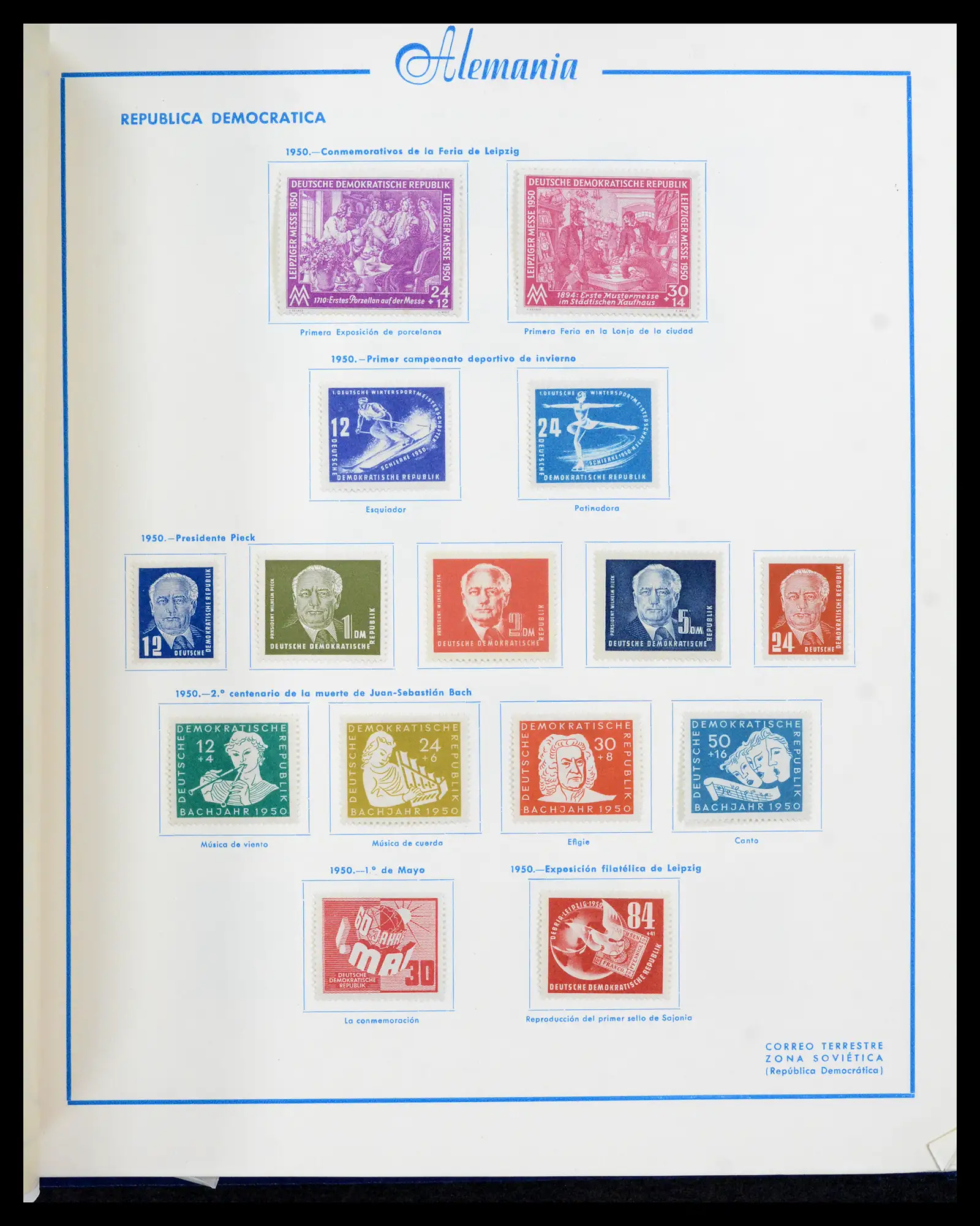 42224 0035 - Stamp collection 42224 Germany 1947-1962.