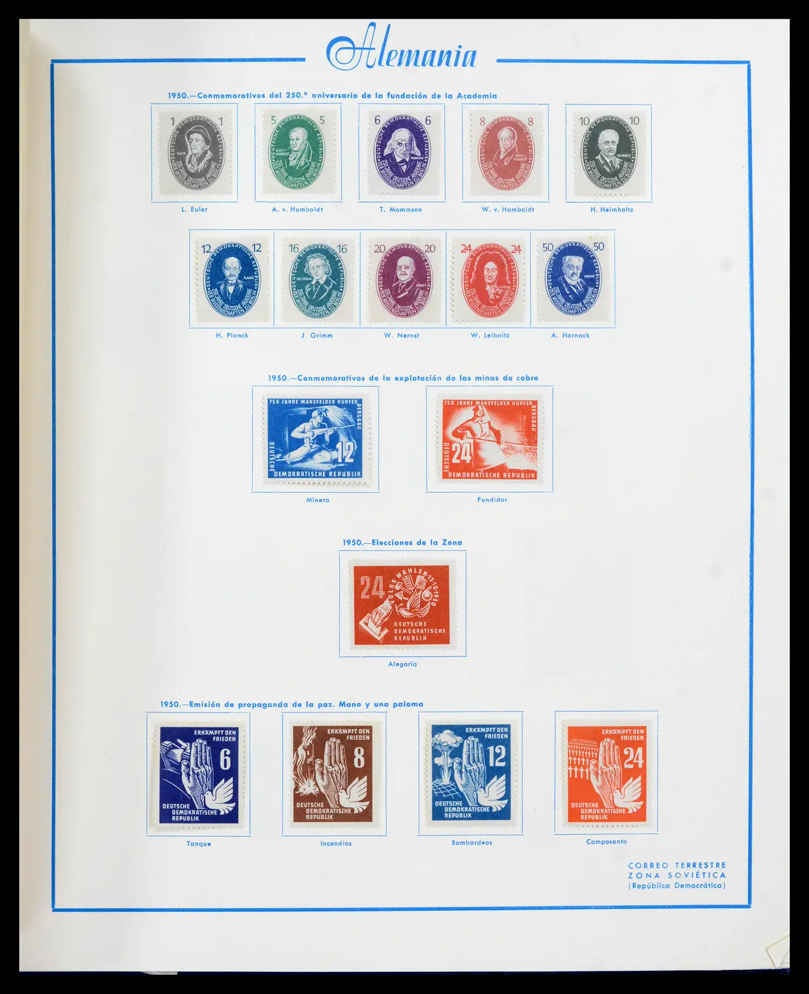 42224 0036 - Stamp collection 42224 Germany 1947-1962.
