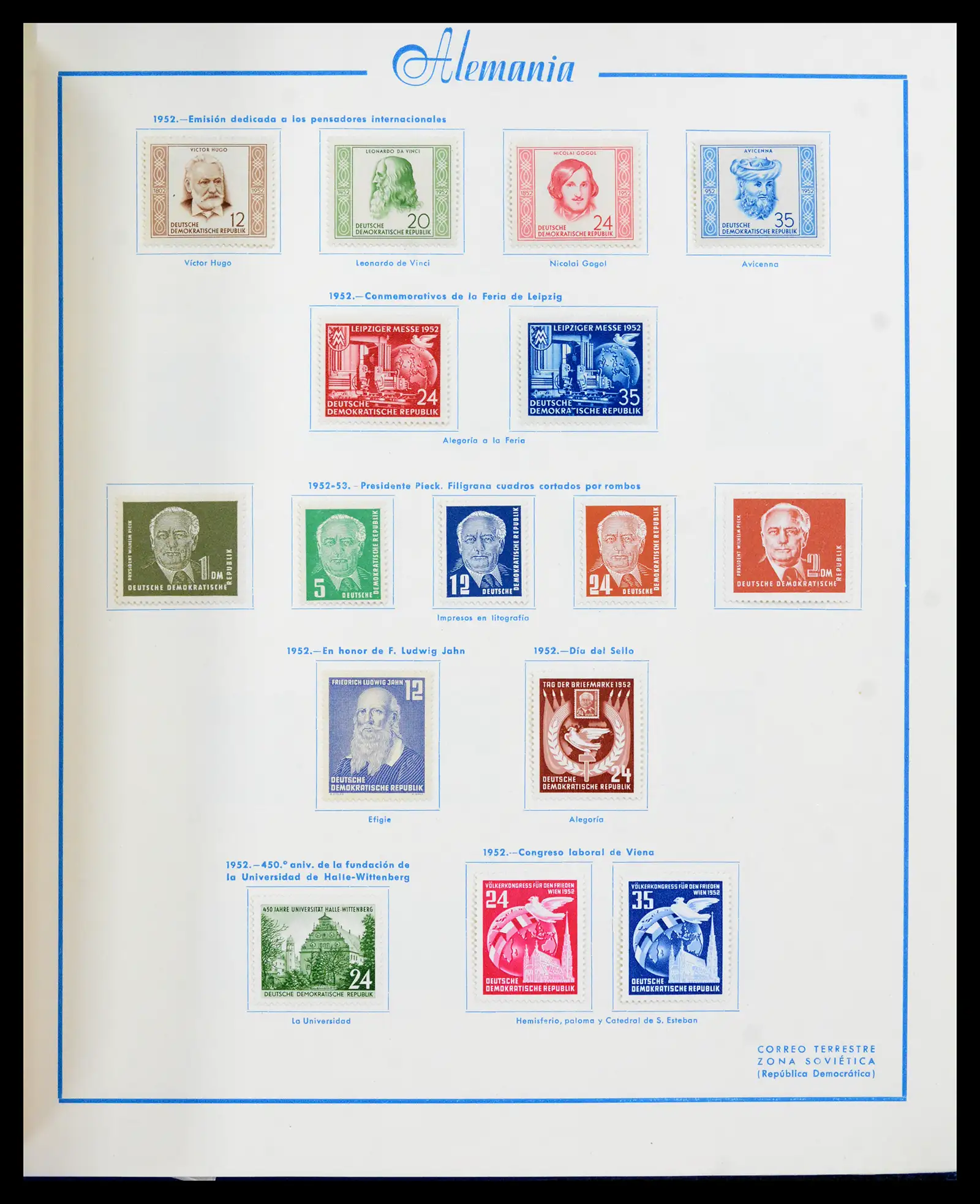 42224 0039 - Stamp collection 42224 Germany 1947-1962.