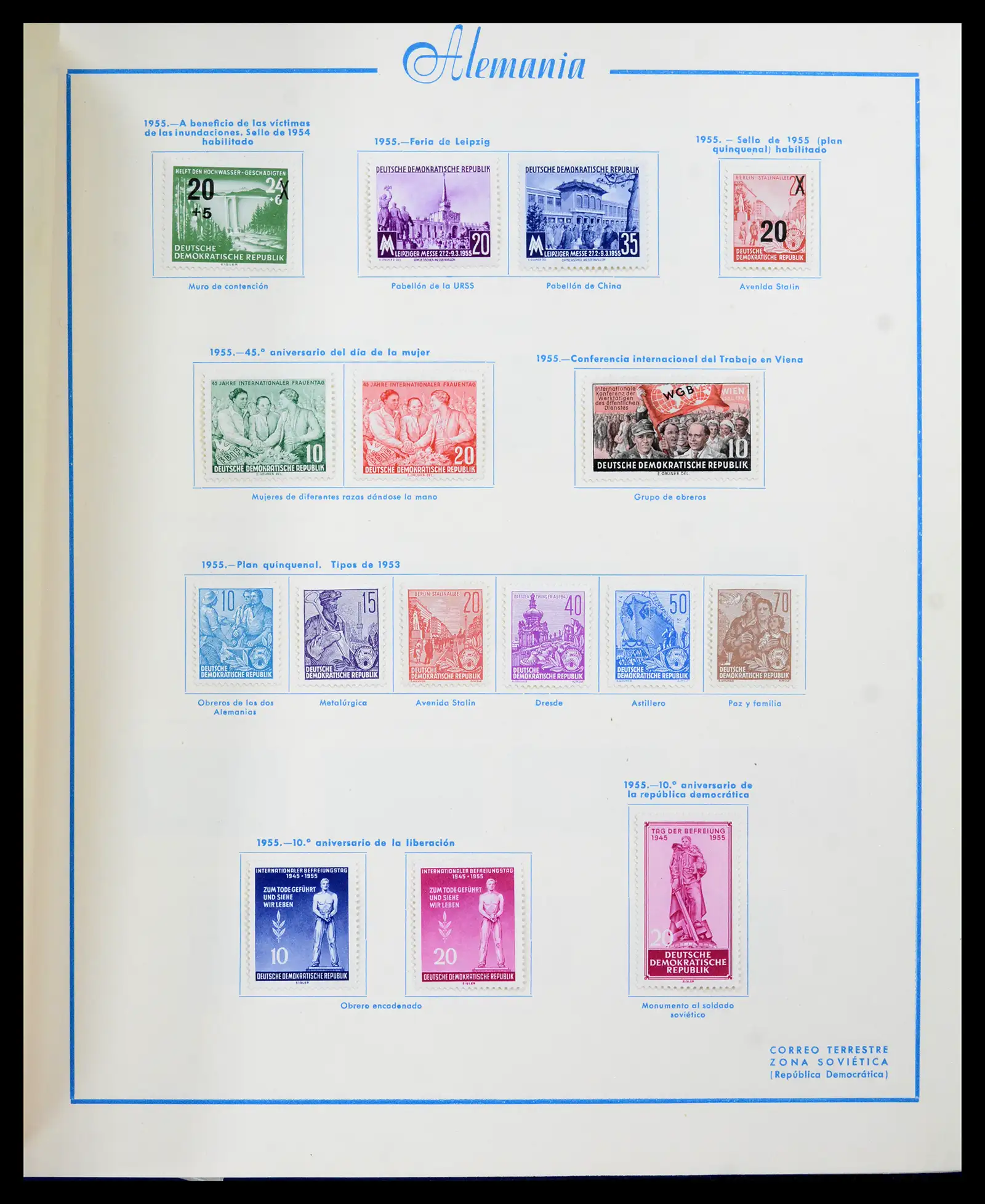 42224 0045 - Stamp collection 42224 Germany 1947-1962.