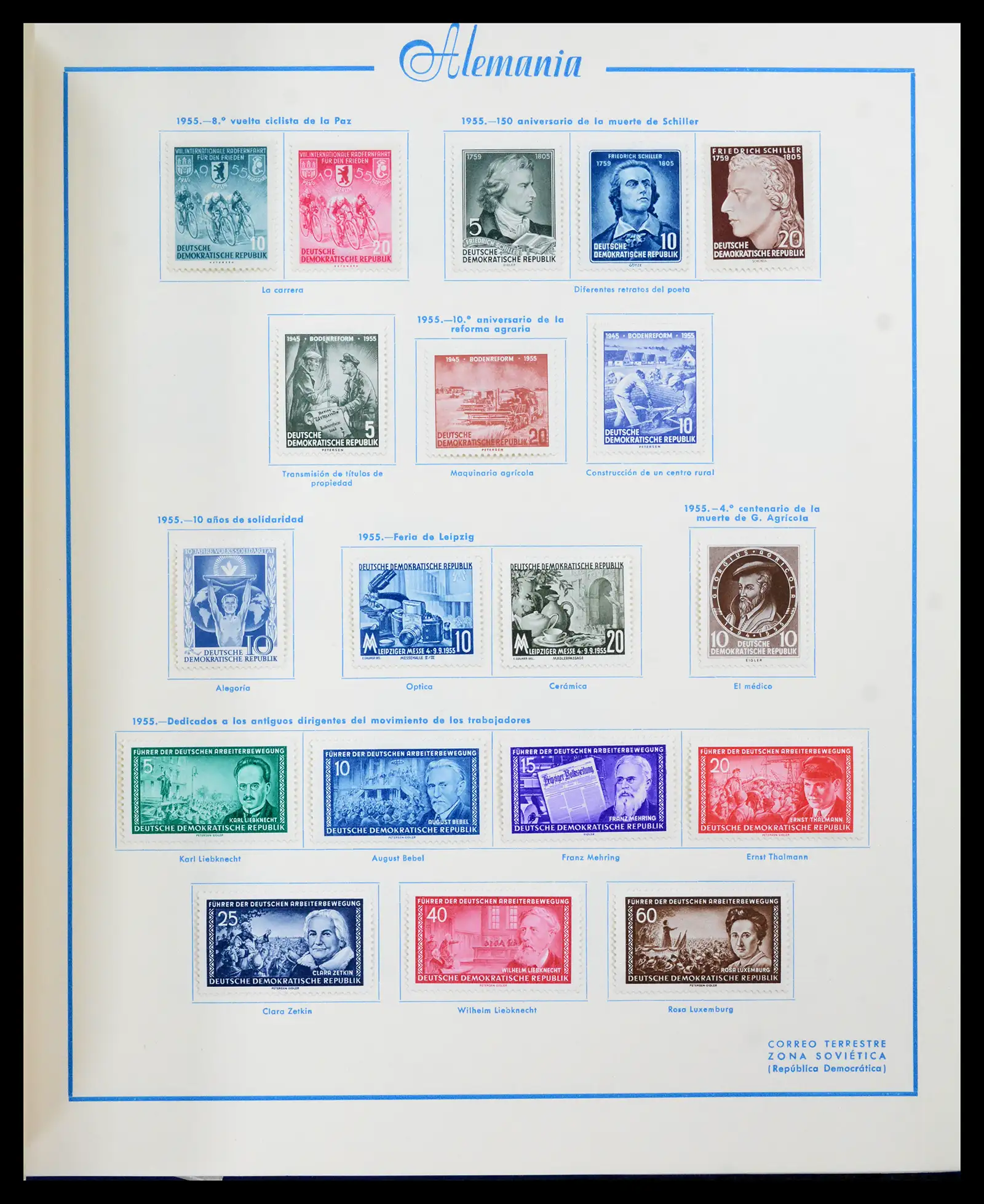 42224 0046 - Stamp collection 42224 Germany 1947-1962.