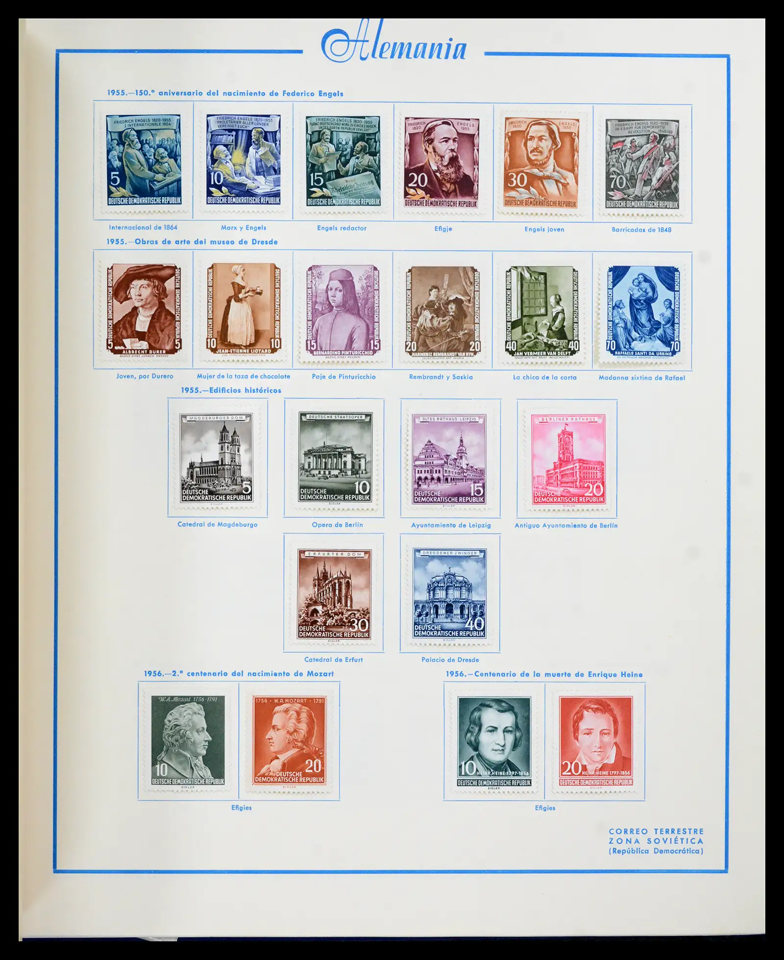 42224 0047 - Stamp collection 42224 Germany 1947-1962.