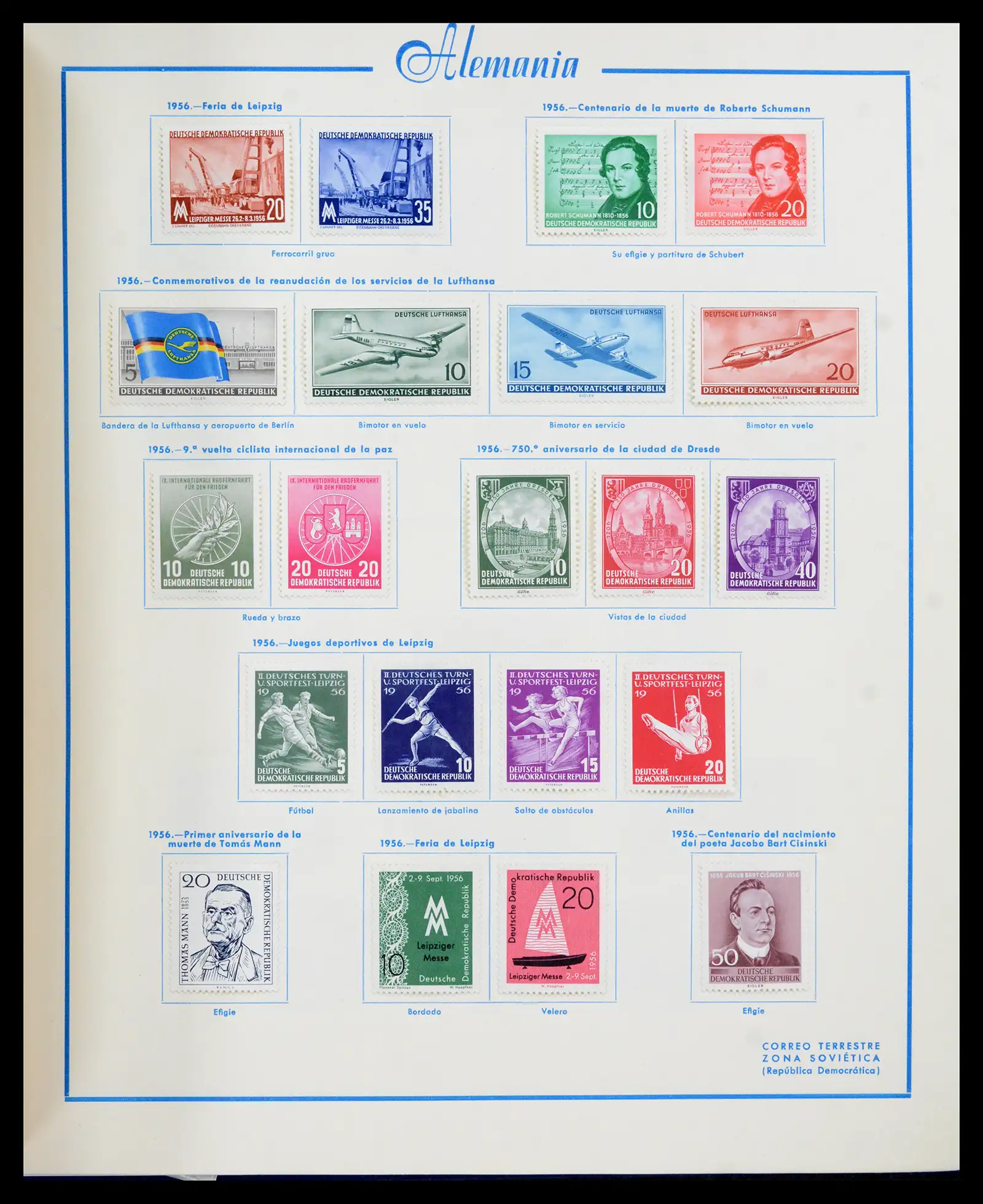 42224 0048 - Stamp collection 42224 Germany 1947-1962.