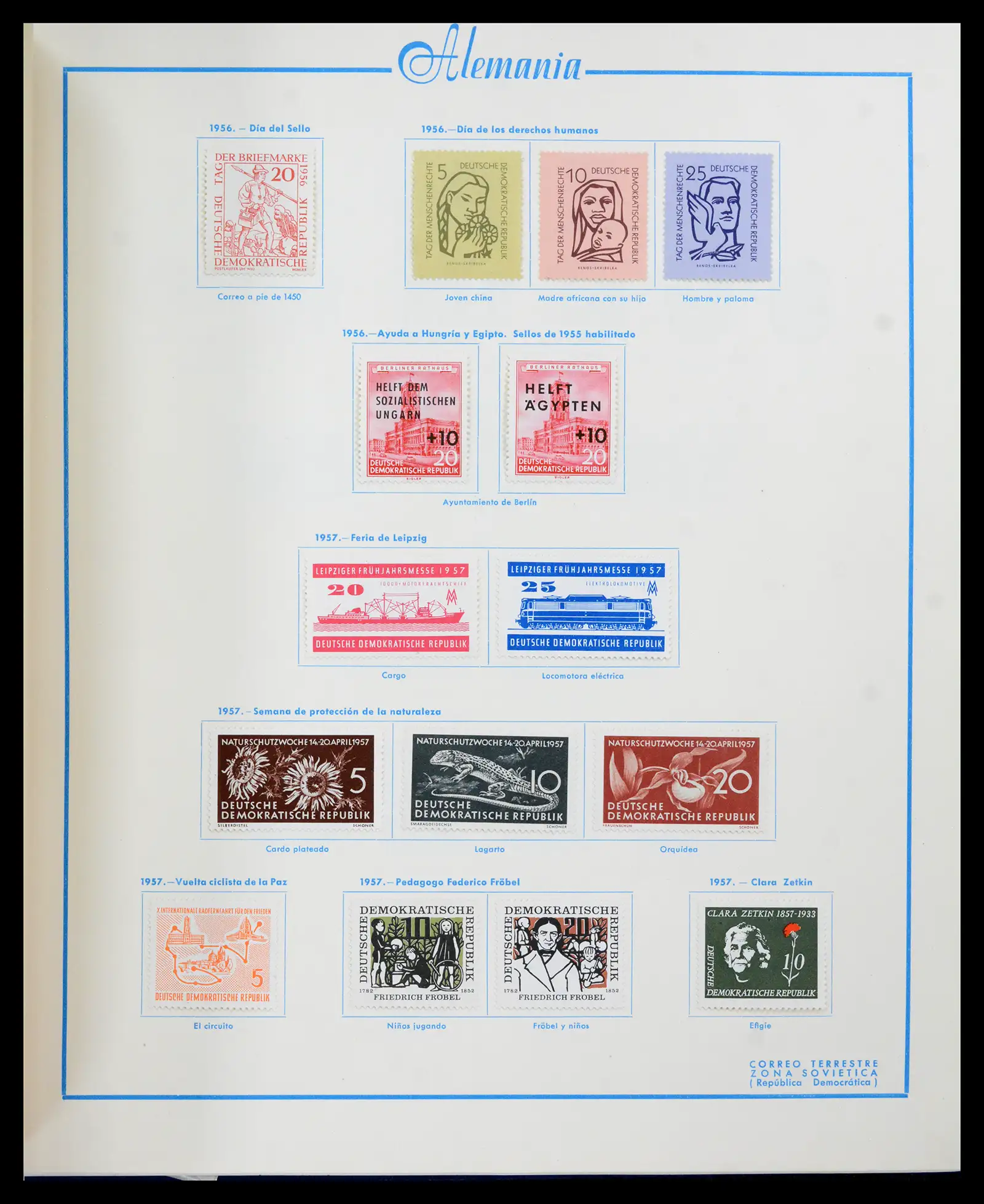 42224 0050 - Stamp collection 42224 Germany 1947-1962.
