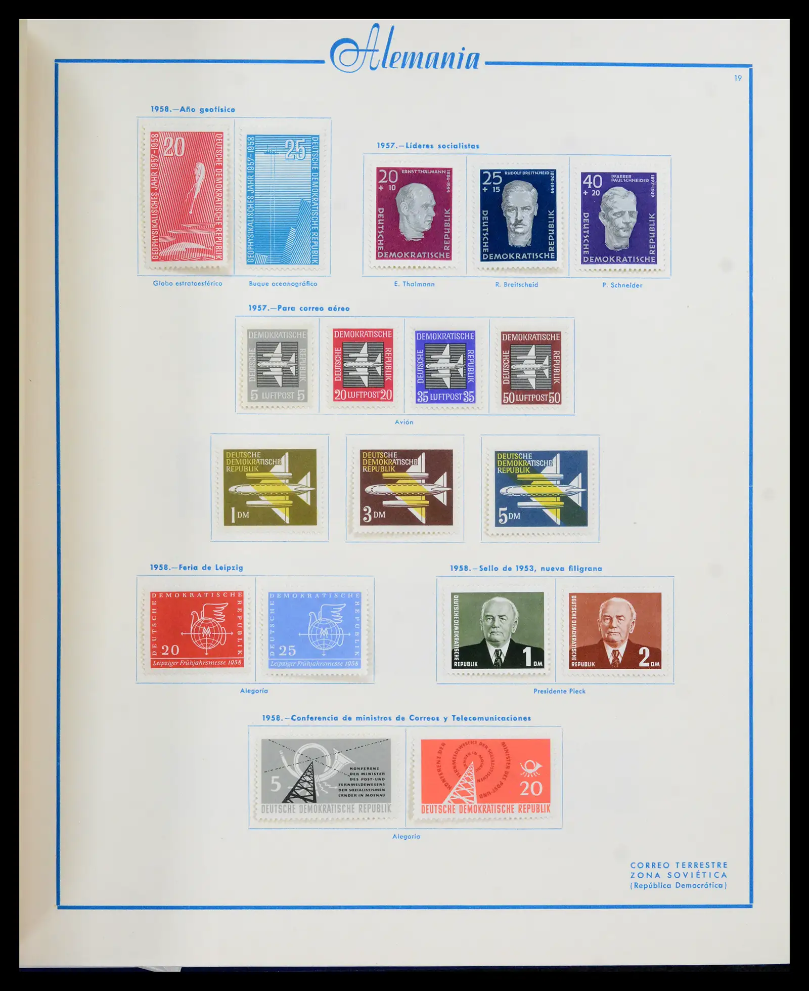 42224 0053 - Stamp collection 42224 Germany 1947-1962.