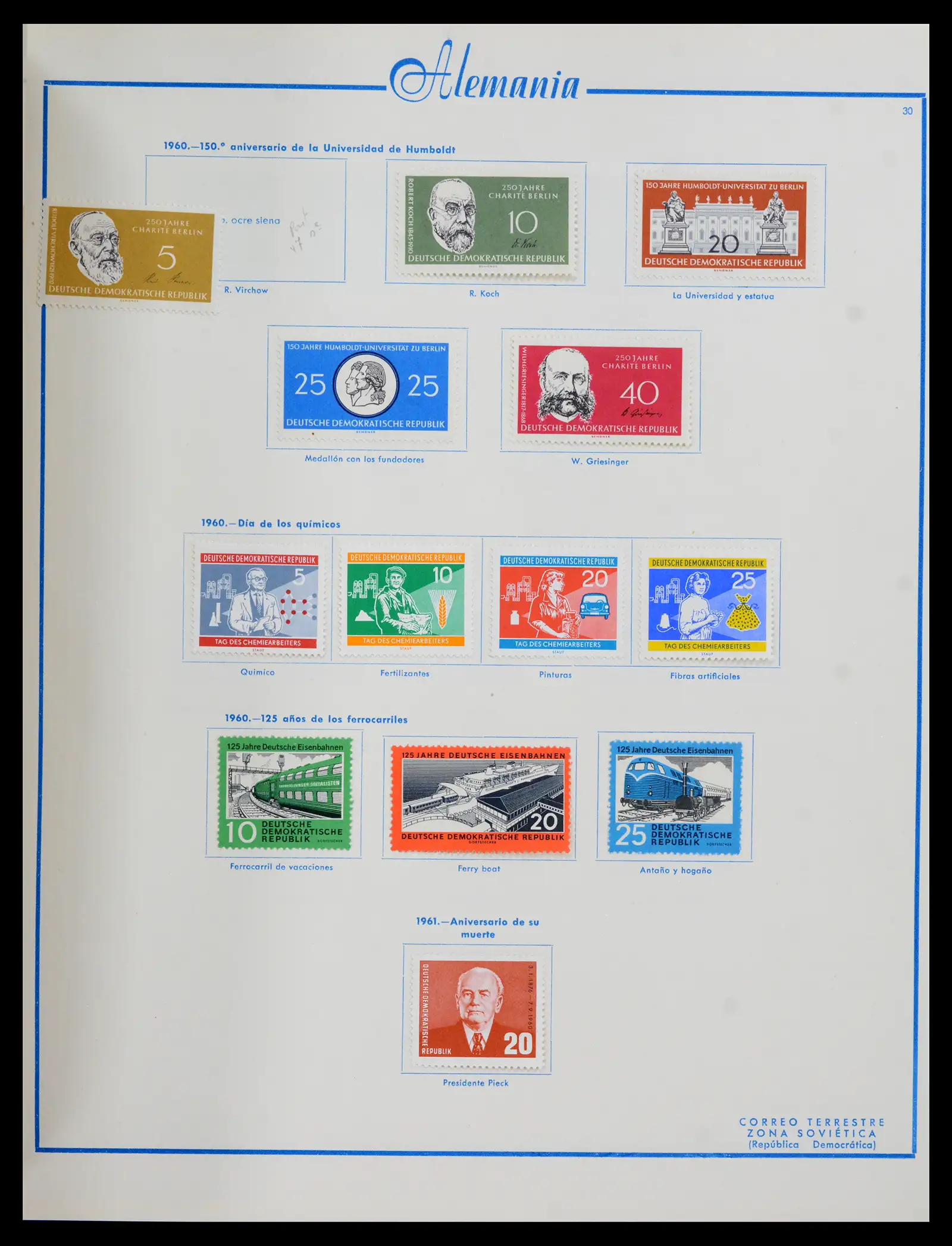 42224 0064 - Stamp collection 42224 Germany 1947-1962.