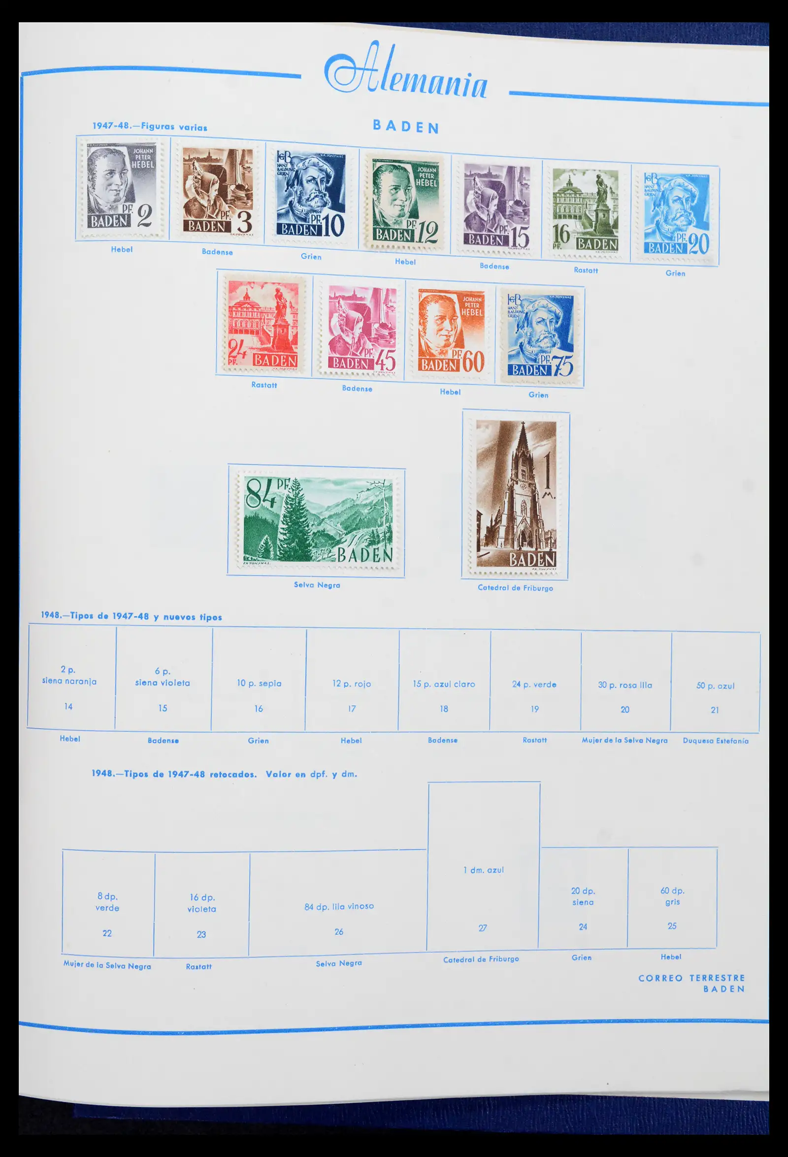 42224 0068 - Stamp collection 42224 Germany 1947-1962.
