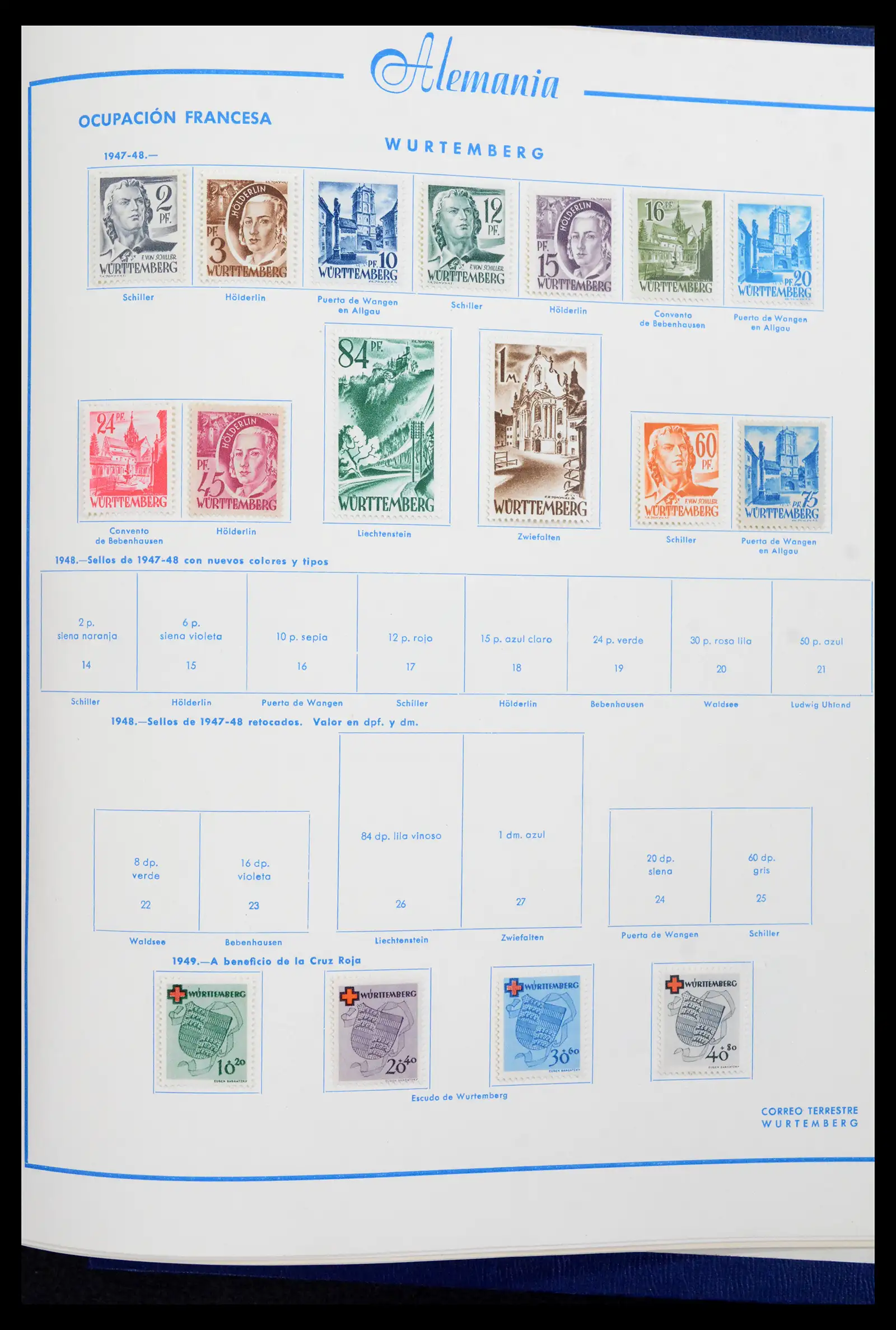42224 0073 - Stamp collection 42224 Germany 1947-1962.