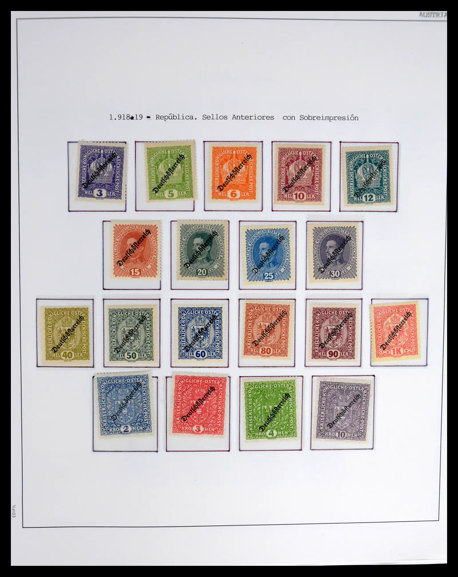 42226 0001 - Postzegelverzameling 42226 Oostenrijk 1918-2009.