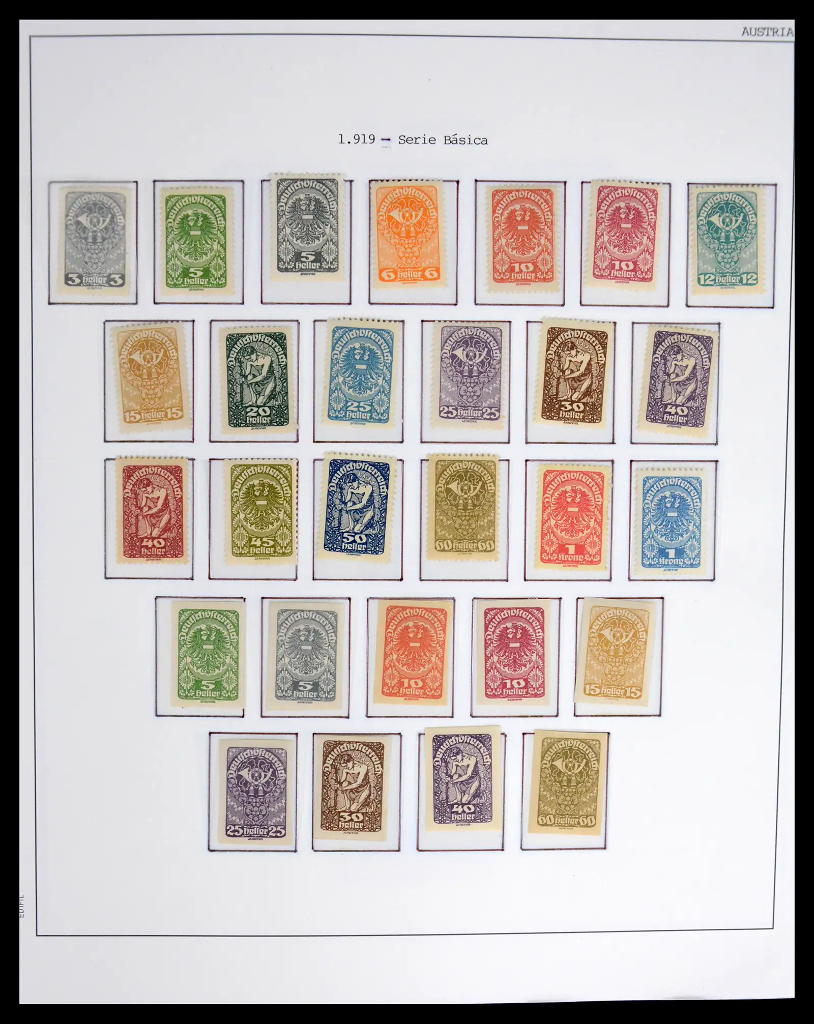 42226 0002 - Postzegelverzameling 42226 Oostenrijk 1918-2009.