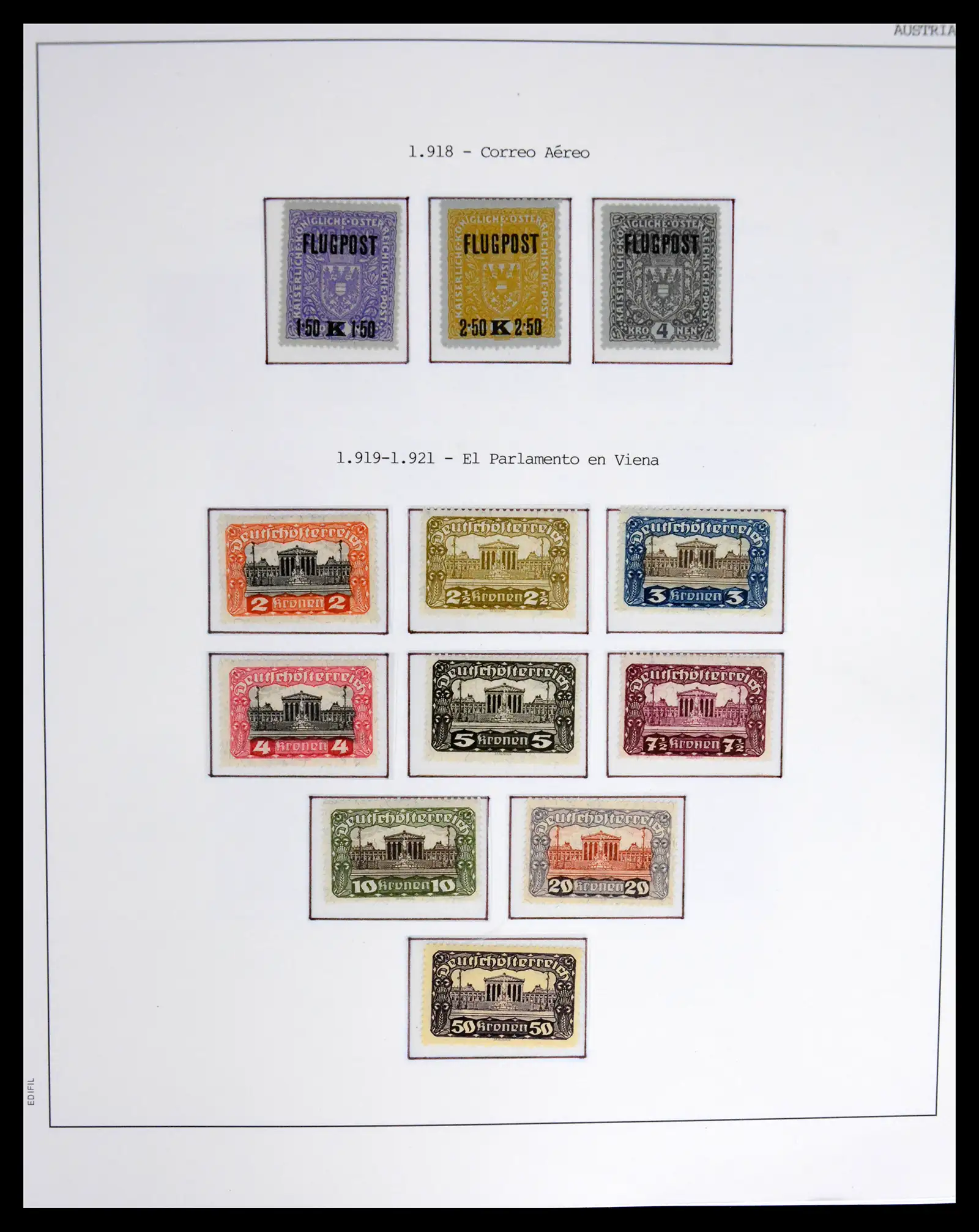 42226 0003 - Postzegelverzameling 42226 Oostenrijk 1918-2009.