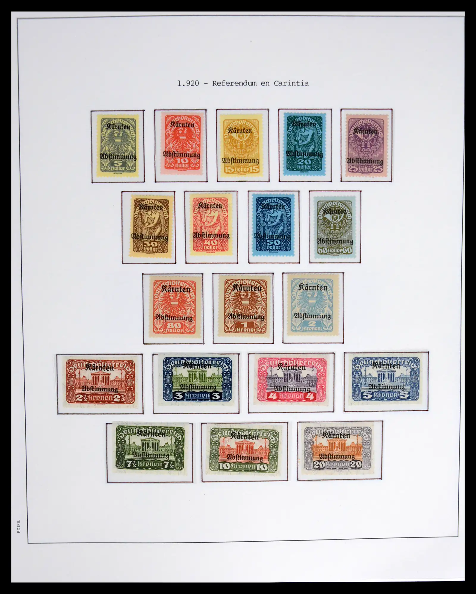 42226 0005 - Postzegelverzameling 42226 Oostenrijk 1918-2009.