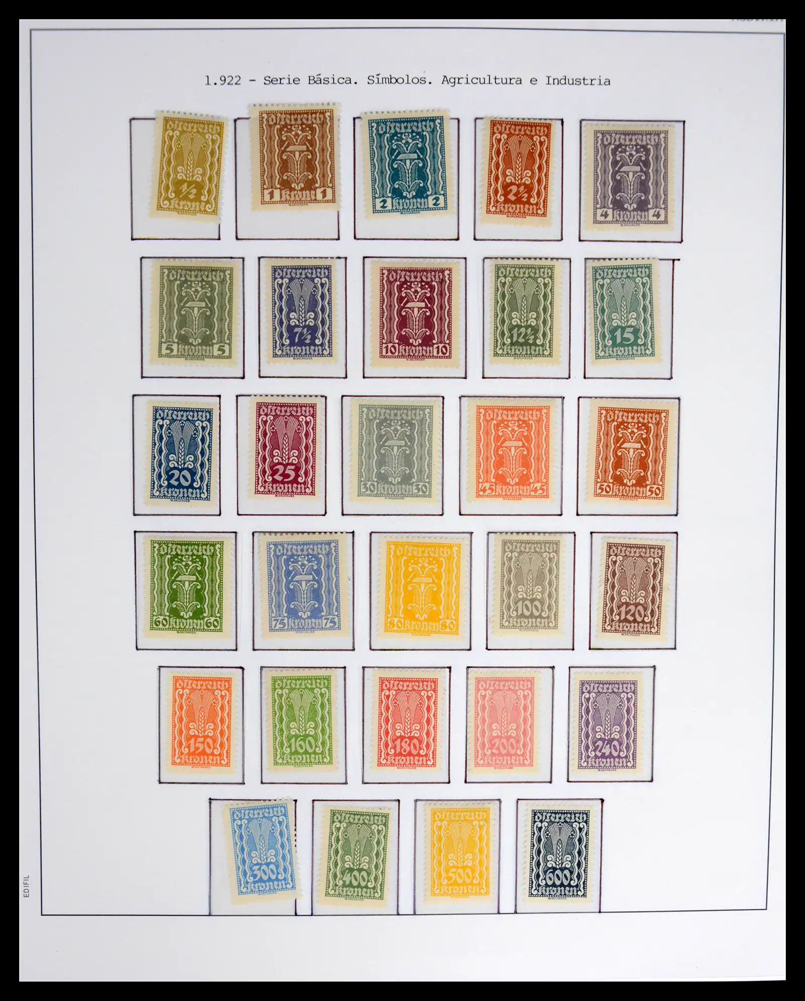 42226 0007 - Postzegelverzameling 42226 Oostenrijk 1918-2009.