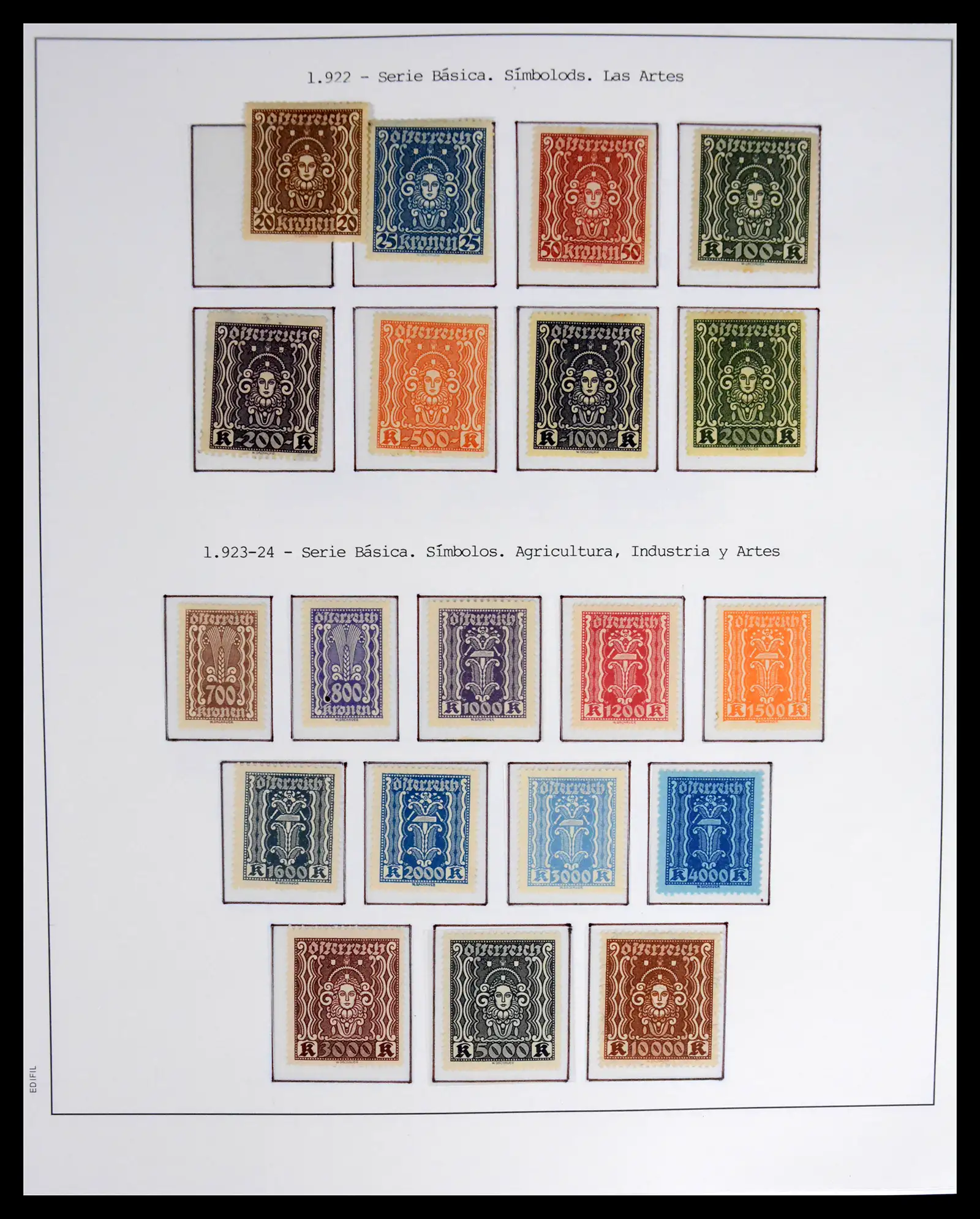 42226 0008 - Postzegelverzameling 42226 Oostenrijk 1918-2009.