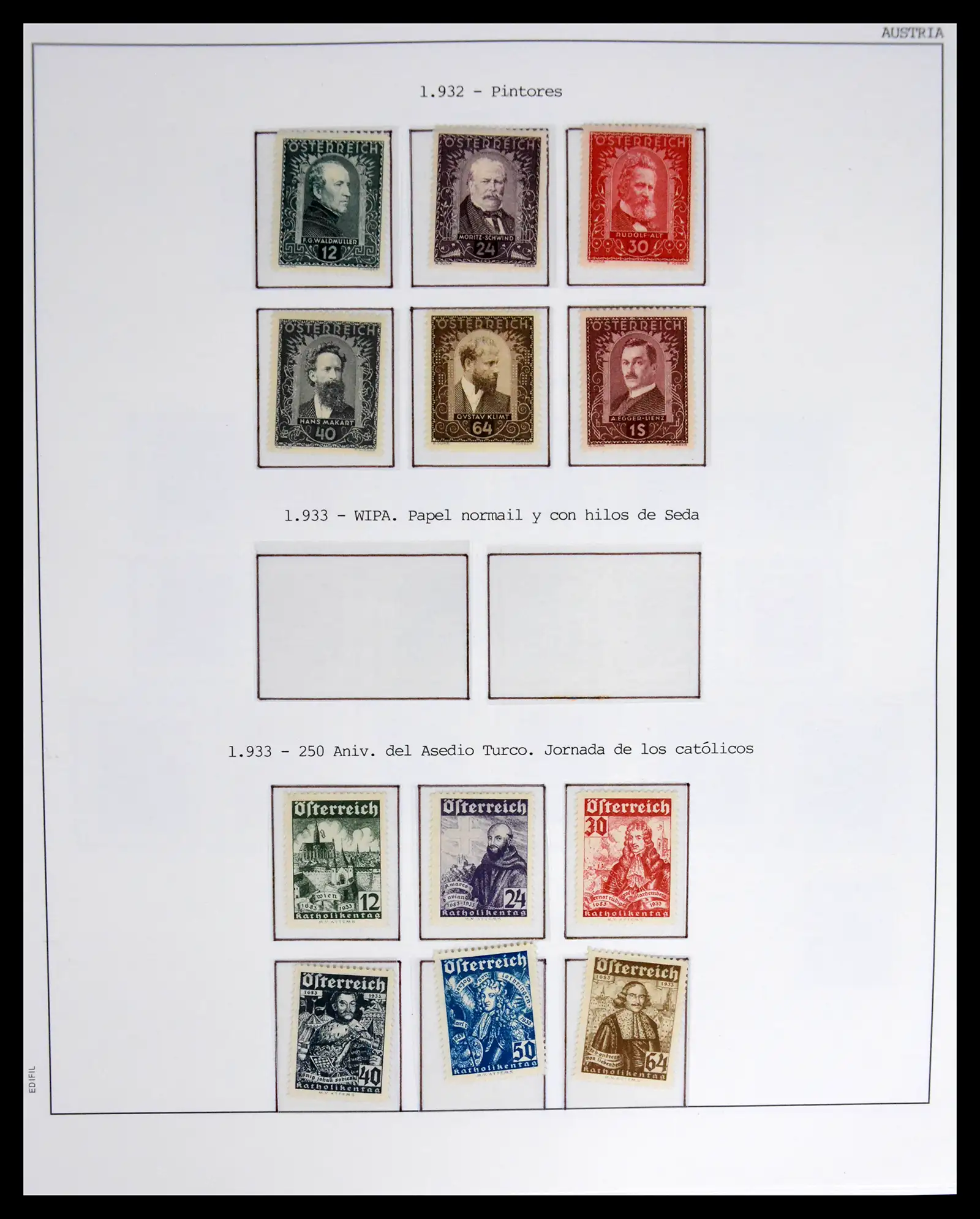 42226 0015 - Postzegelverzameling 42226 Oostenrijk 1918-2009.