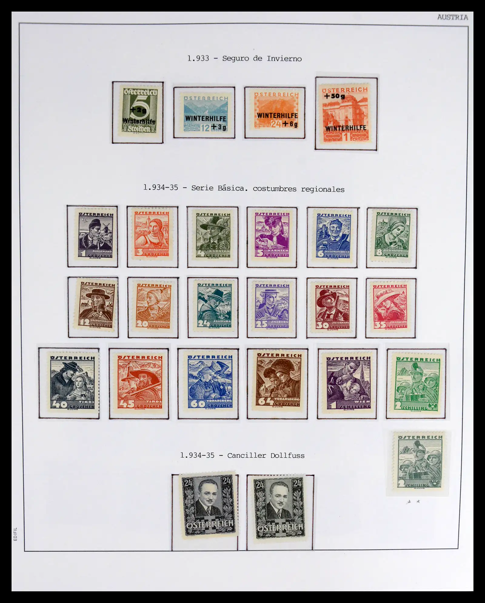 42226 0016 - Postzegelverzameling 42226 Oostenrijk 1918-2009.