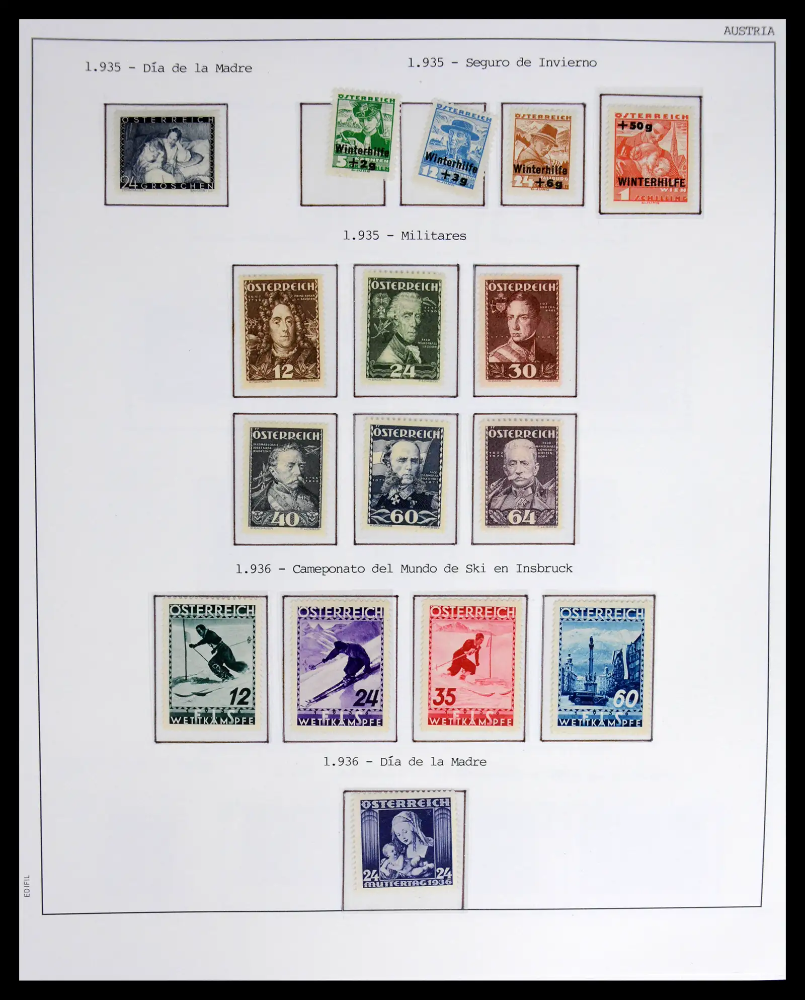42226 0018 - Postzegelverzameling 42226 Oostenrijk 1918-2009.