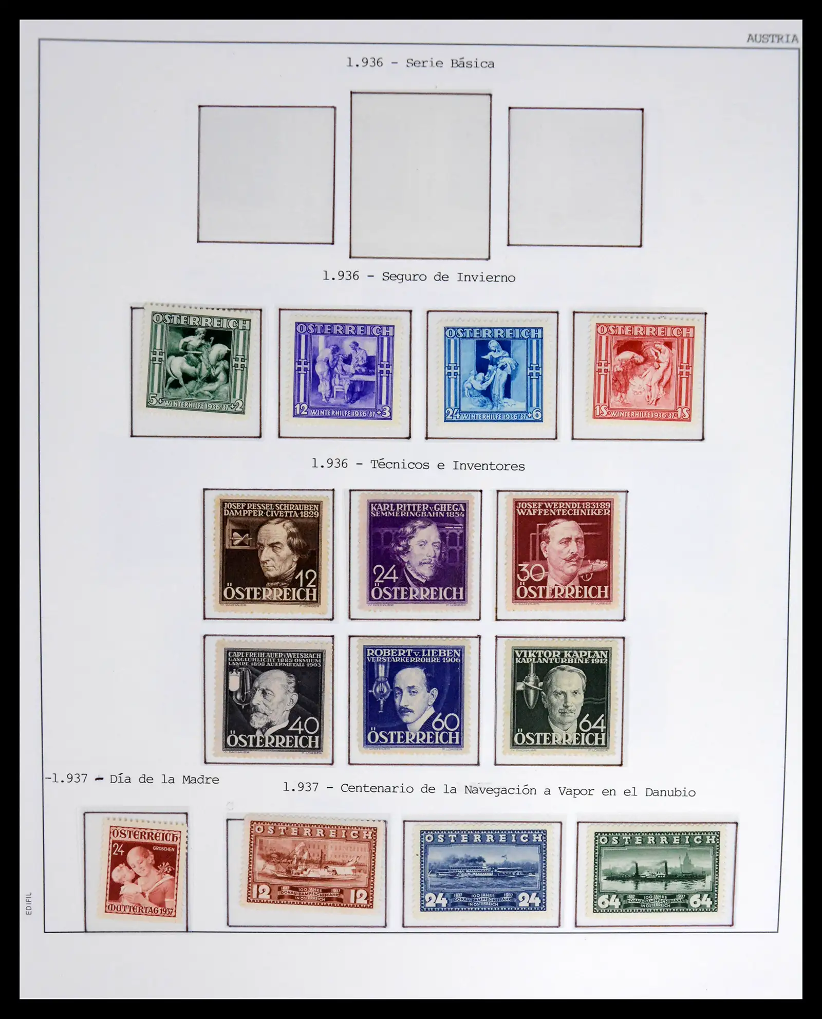 42226 0019 - Postzegelverzameling 42226 Oostenrijk 1918-2009.