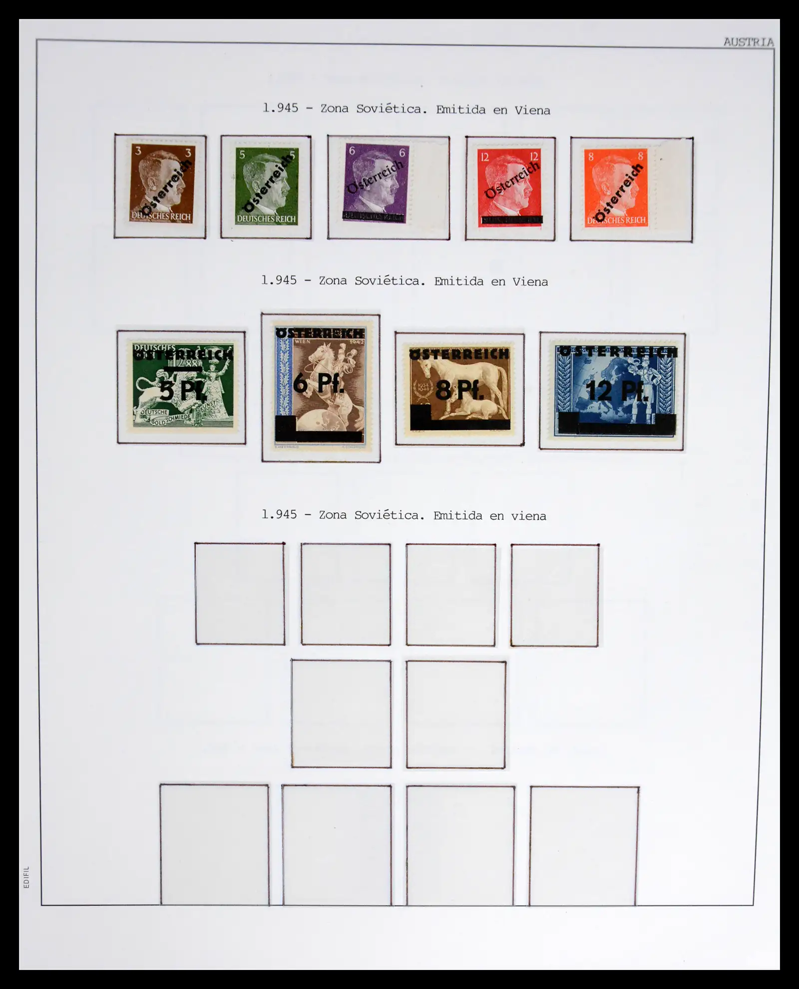 42226 0021 - Postzegelverzameling 42226 Oostenrijk 1918-2009.