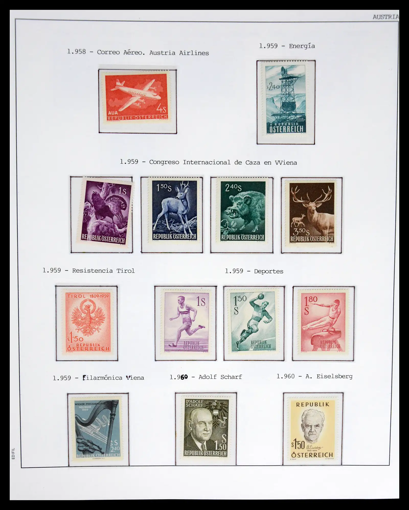 42226 0047 - Postzegelverzameling 42226 Oostenrijk 1918-2009.