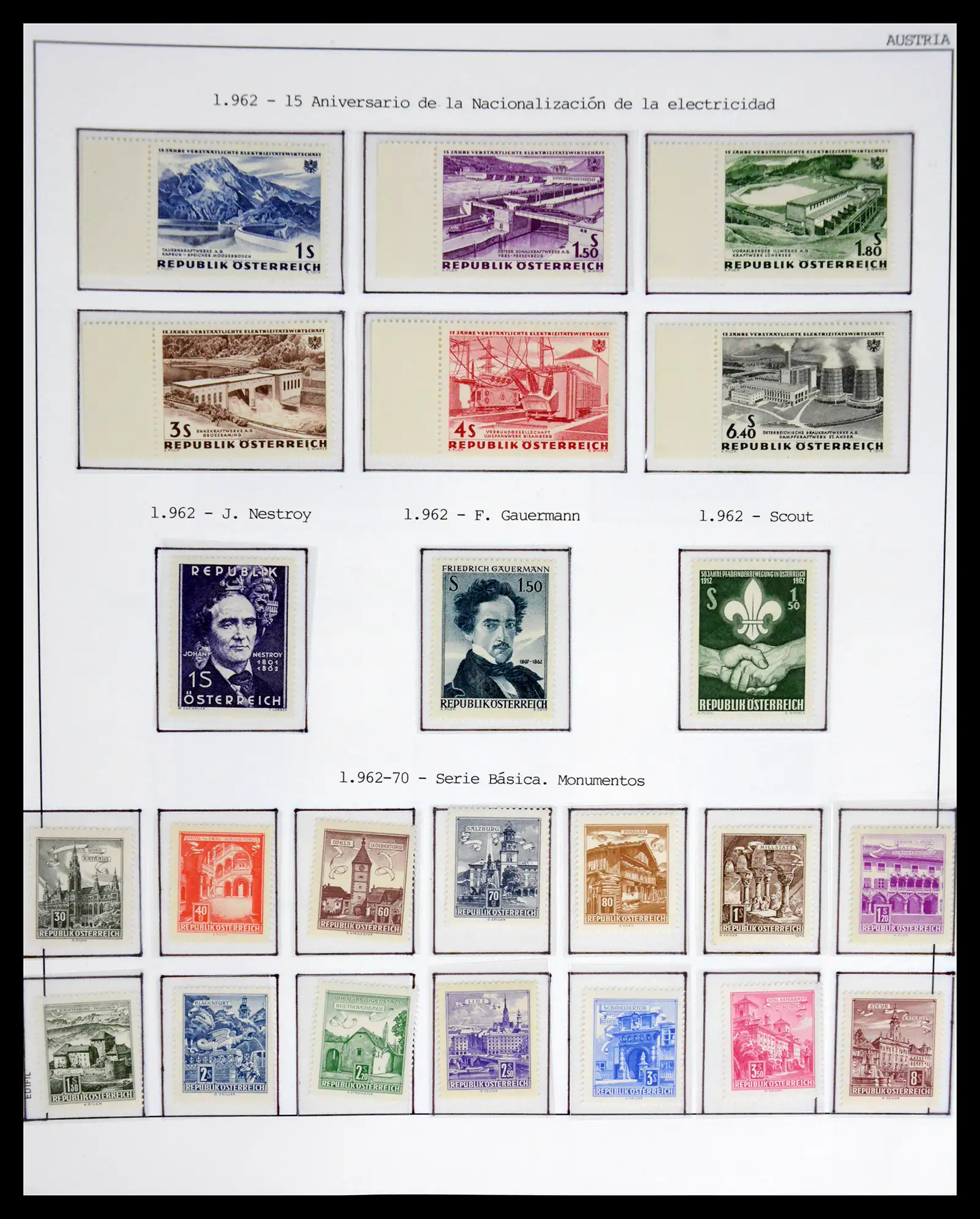 42226 0051 - Postzegelverzameling 42226 Oostenrijk 1918-2009.