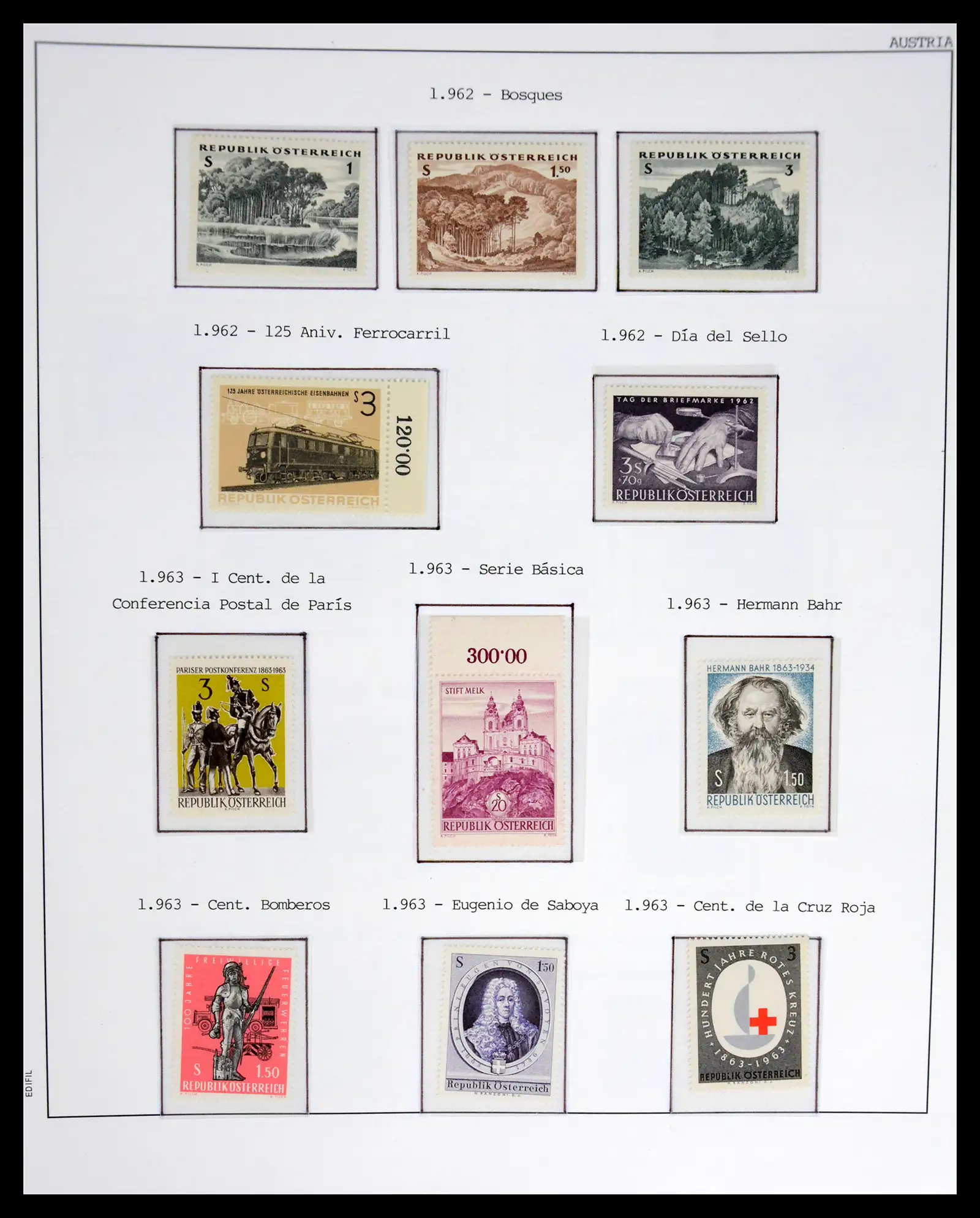 42226 0052 - Postzegelverzameling 42226 Oostenrijk 1918-2009.