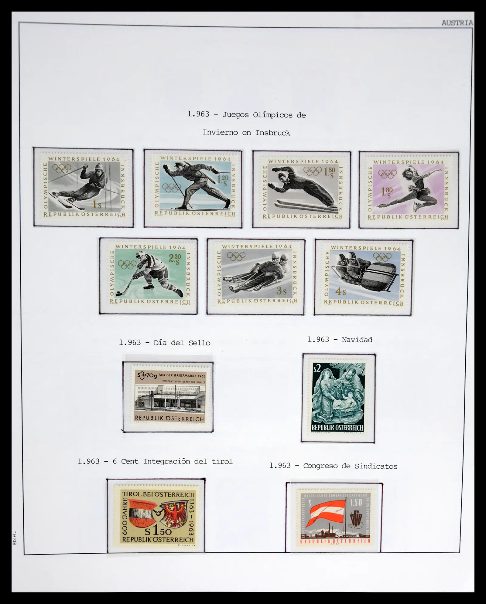 42226 0053 - Postzegelverzameling 42226 Oostenrijk 1918-2009.