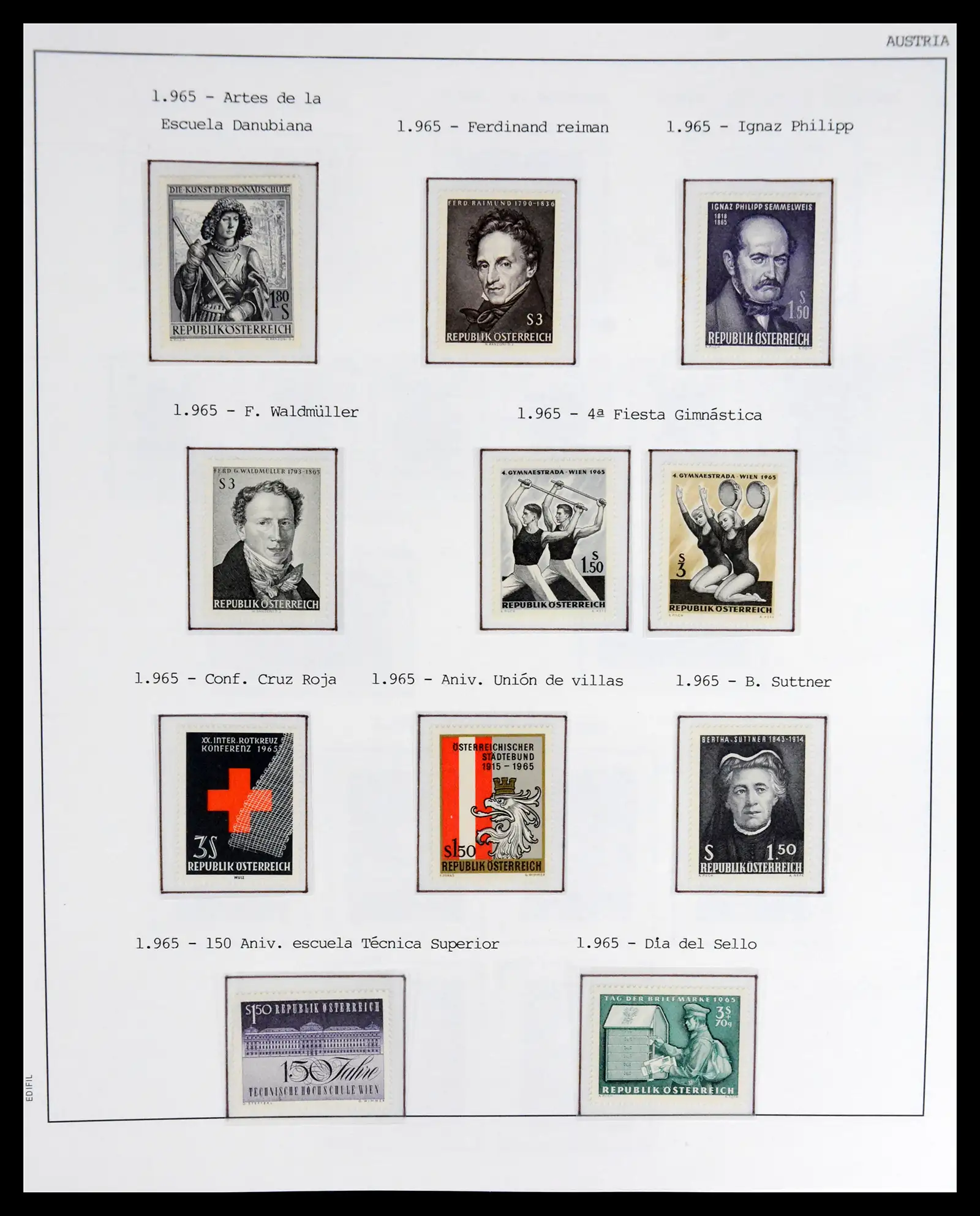 42226 0057 - Postzegelverzameling 42226 Oostenrijk 1918-2009.