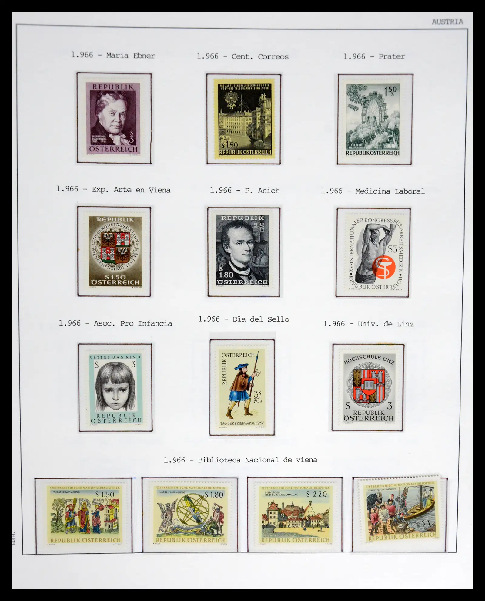 42226 0059 - Postzegelverzameling 42226 Oostenrijk 1918-2009.