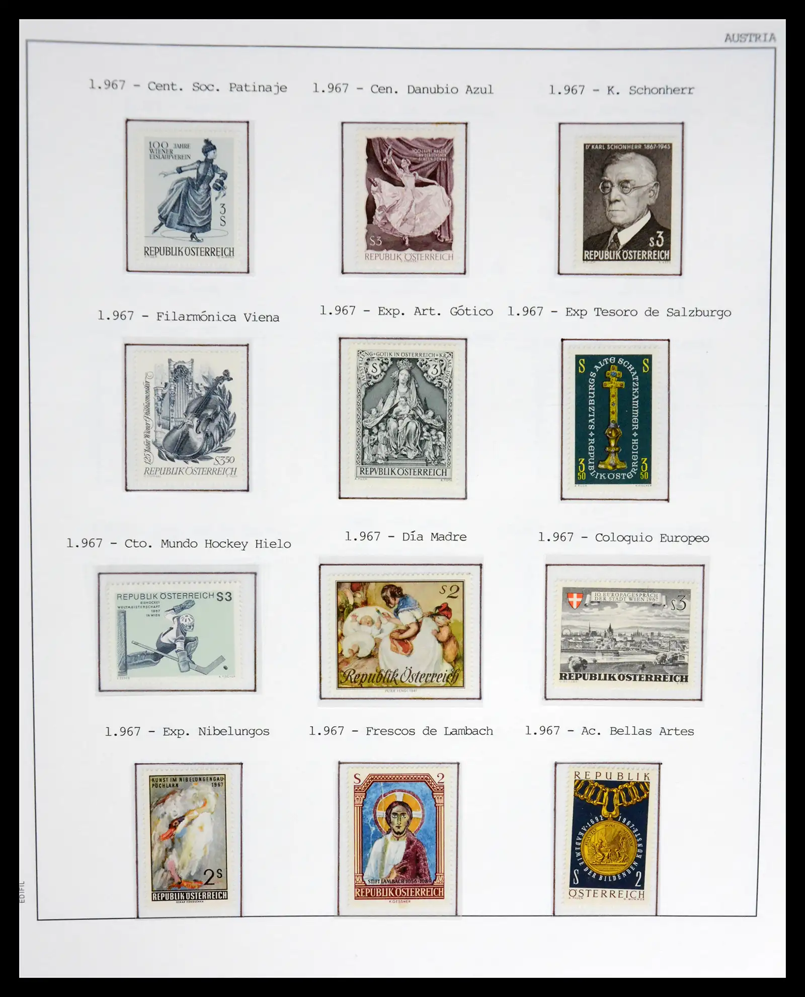 42226 0060 - Postzegelverzameling 42226 Oostenrijk 1918-2009.