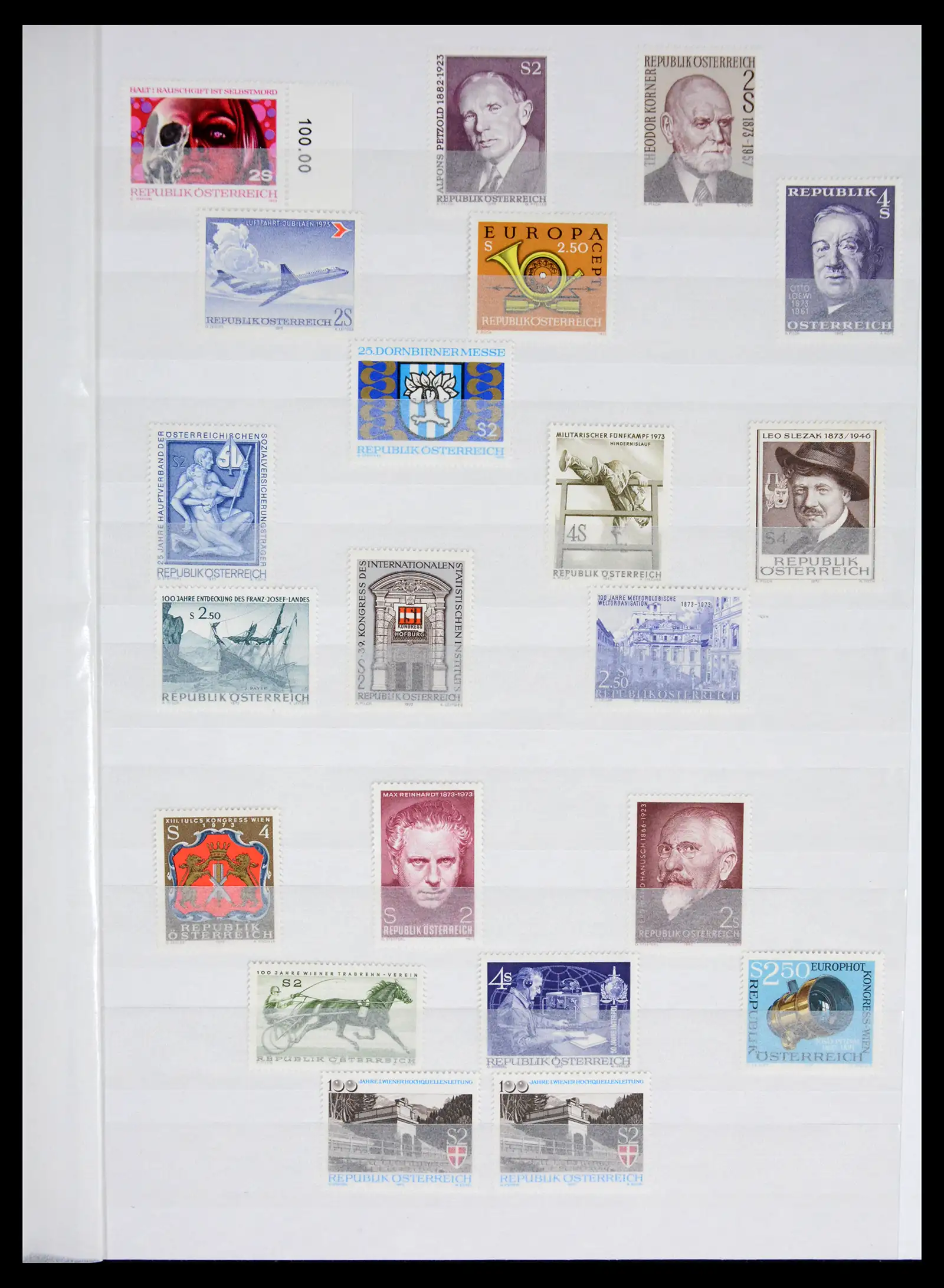 42226 0072 - Postzegelverzameling 42226 Oostenrijk 1918-2009.