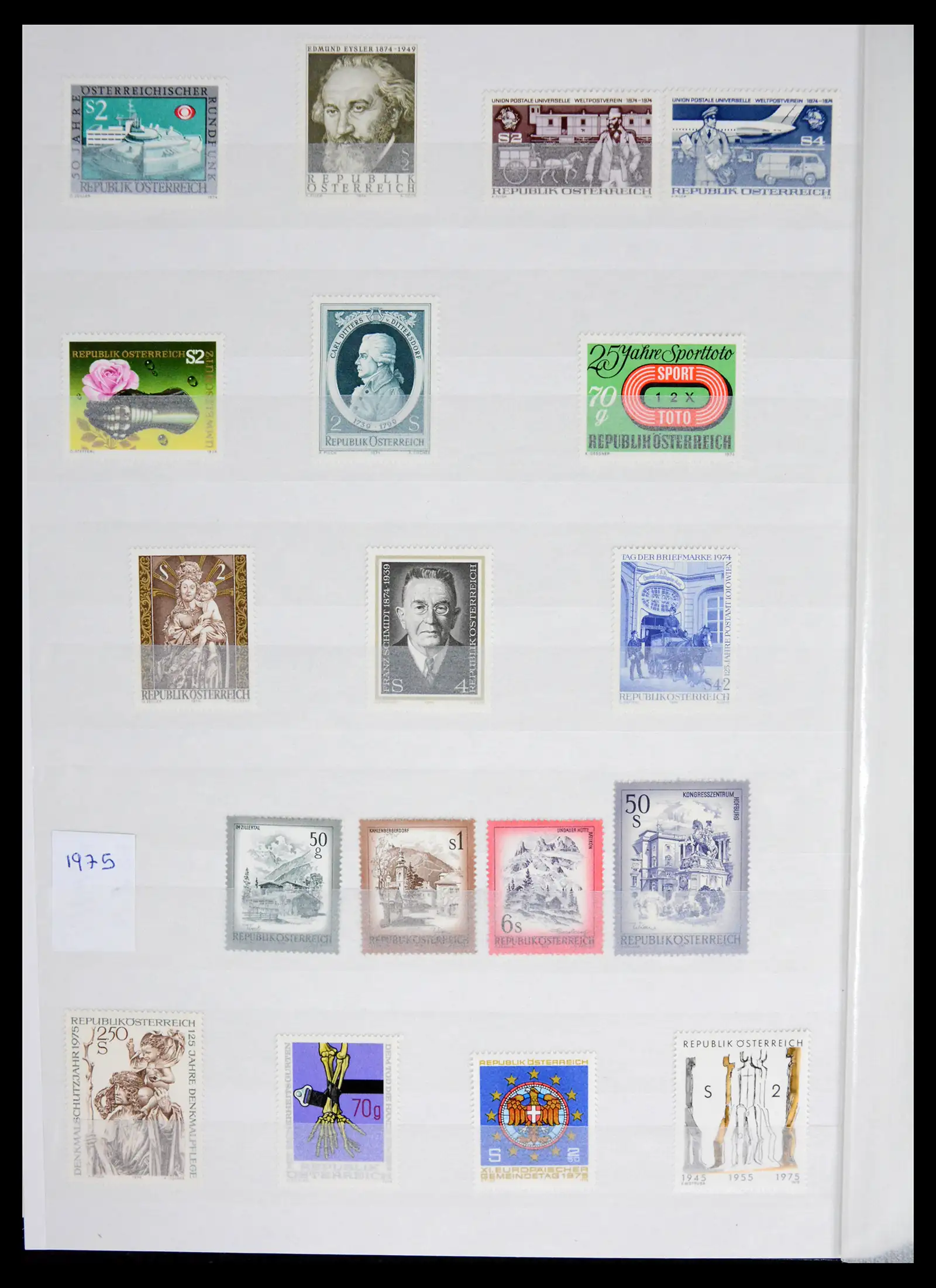 42226 0075 - Postzegelverzameling 42226 Oostenrijk 1918-2009.