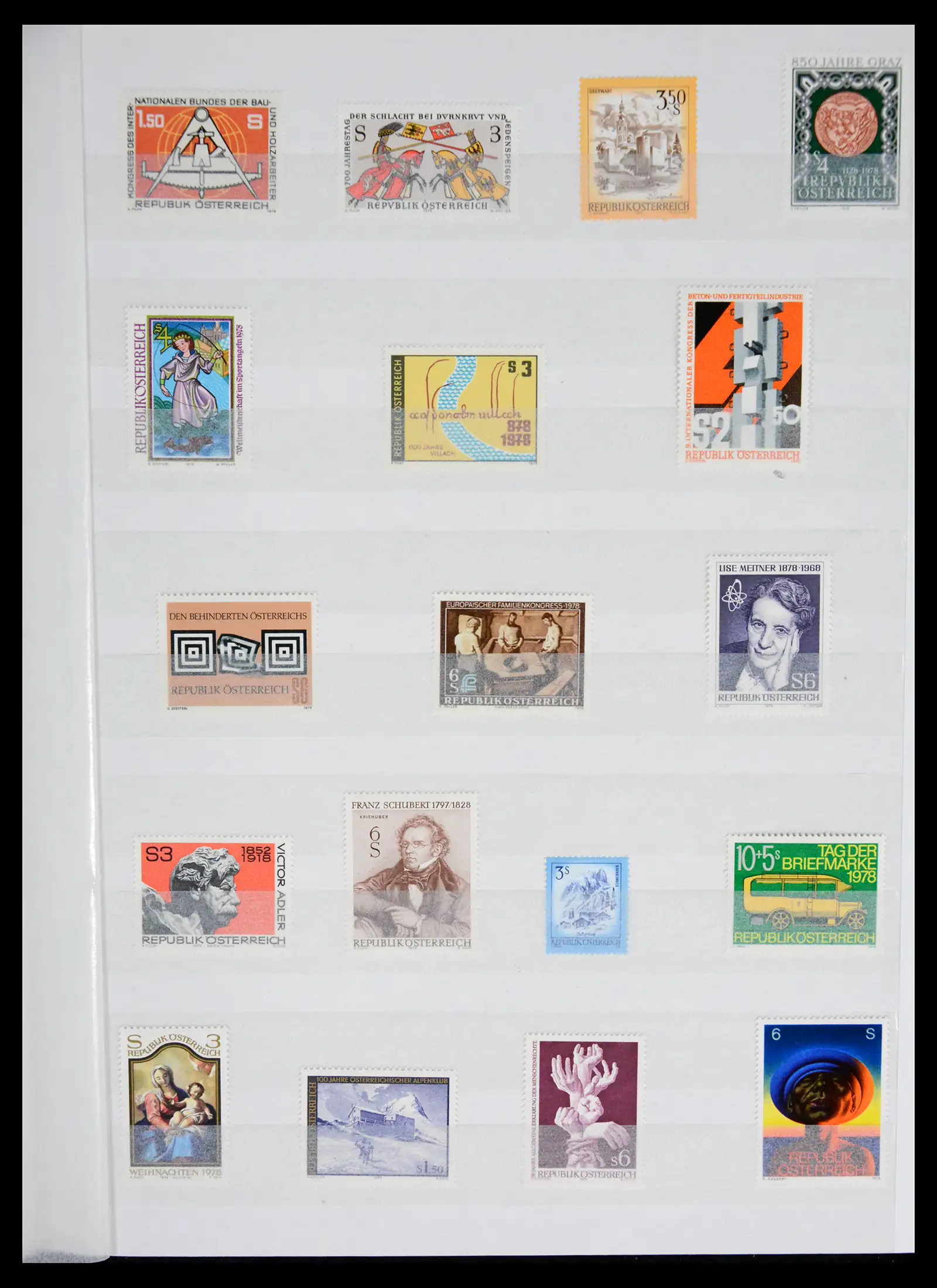 42226 0082 - Postzegelverzameling 42226 Oostenrijk 1918-2009.