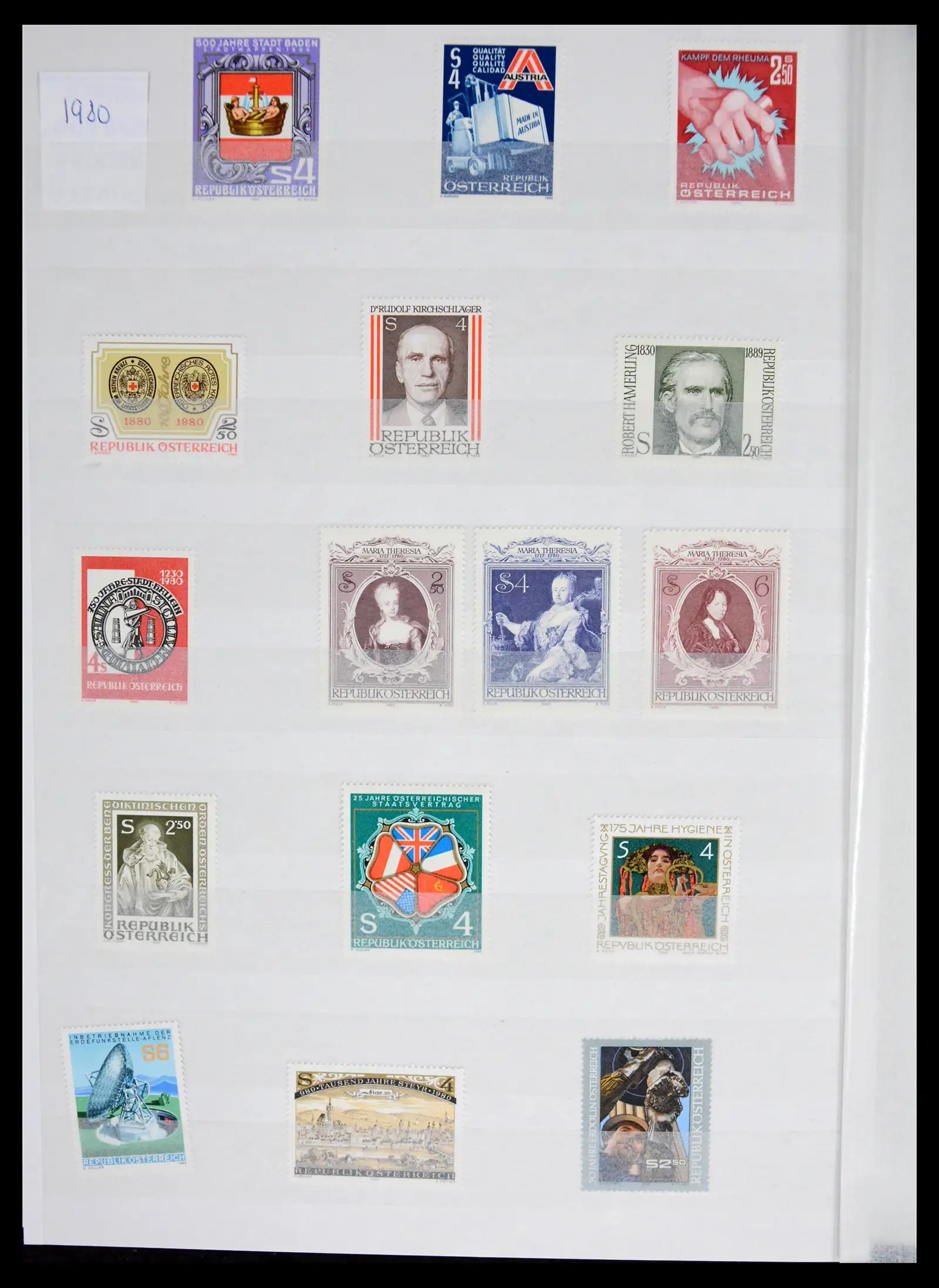 42226 0085 - Postzegelverzameling 42226 Oostenrijk 1918-2009.