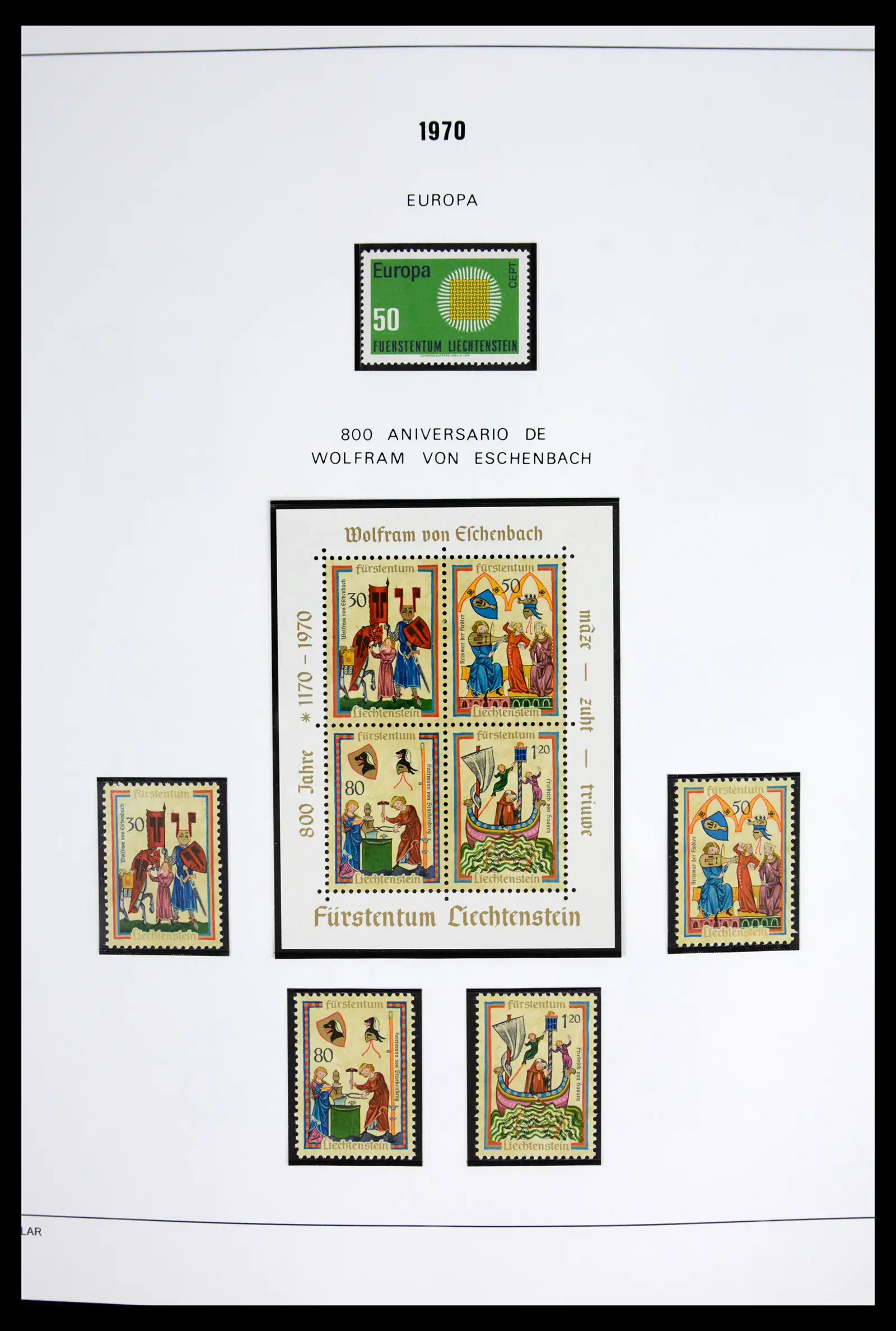 42227 0002 - Stamp collection 42227 Liechtenstein1970-2010.