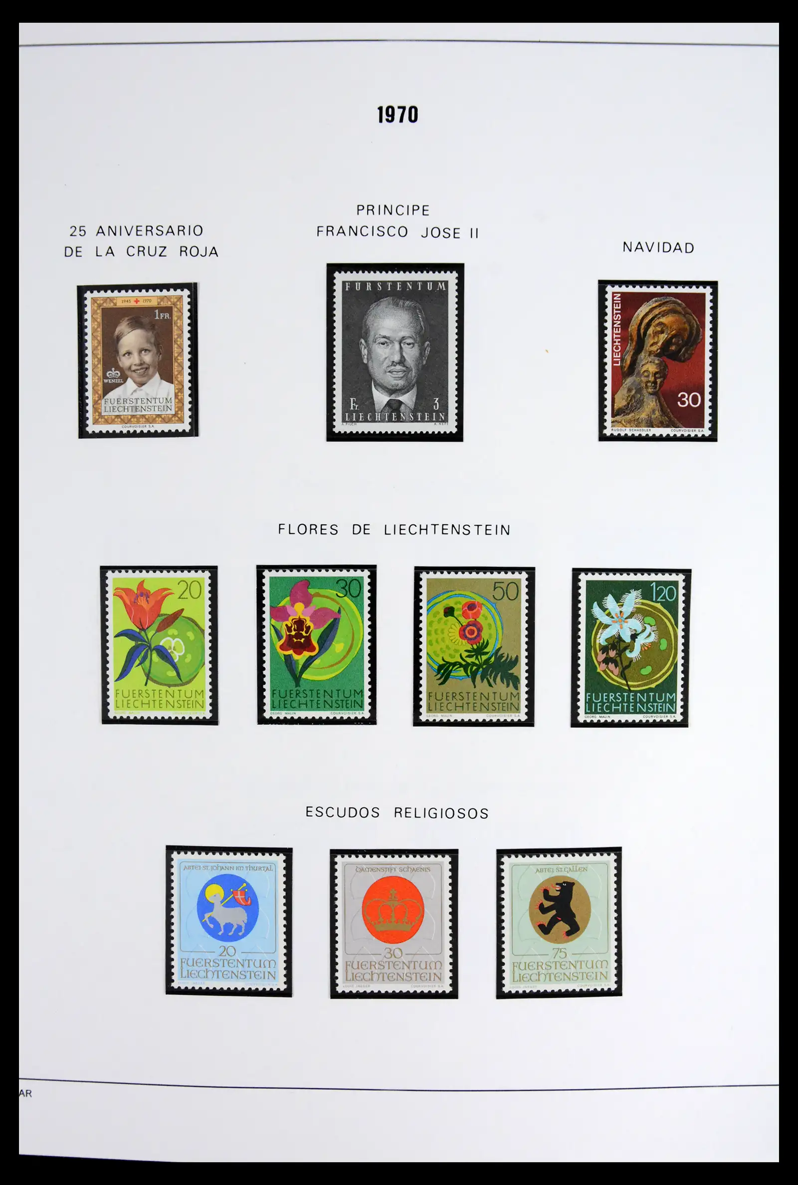 42227 0003 - Stamp collection 42227 Liechtenstein1970-2010.