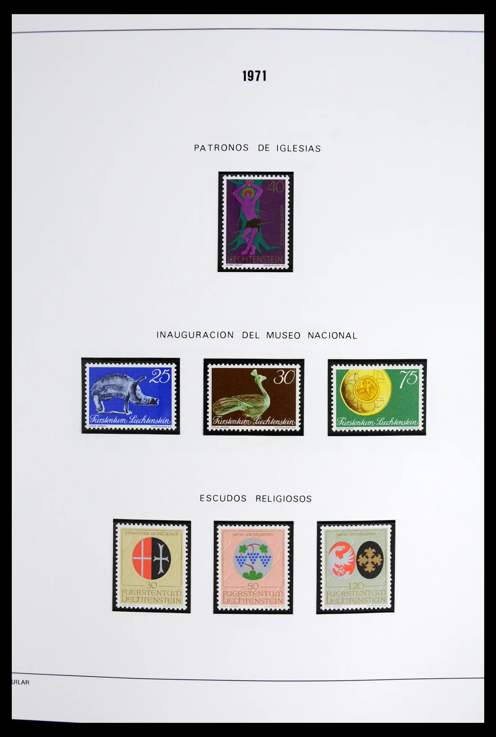 42227 0005 - Stamp collection 42227 Liechtenstein1970-2010.