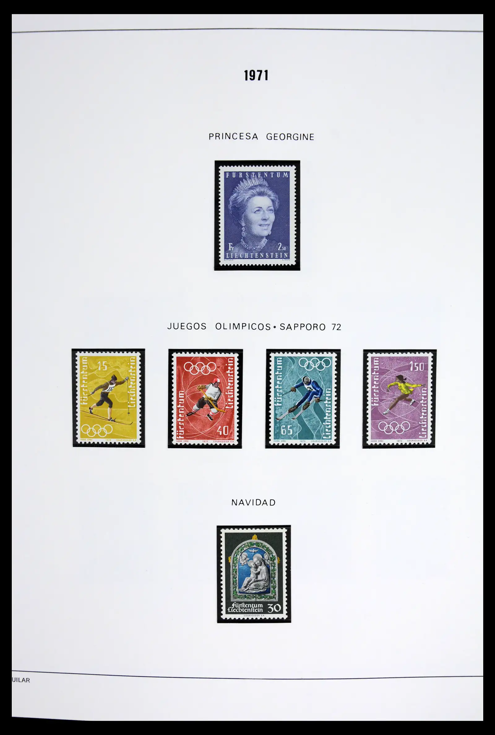 42227 0006 - Stamp collection 42227 Liechtenstein1970-2010.
